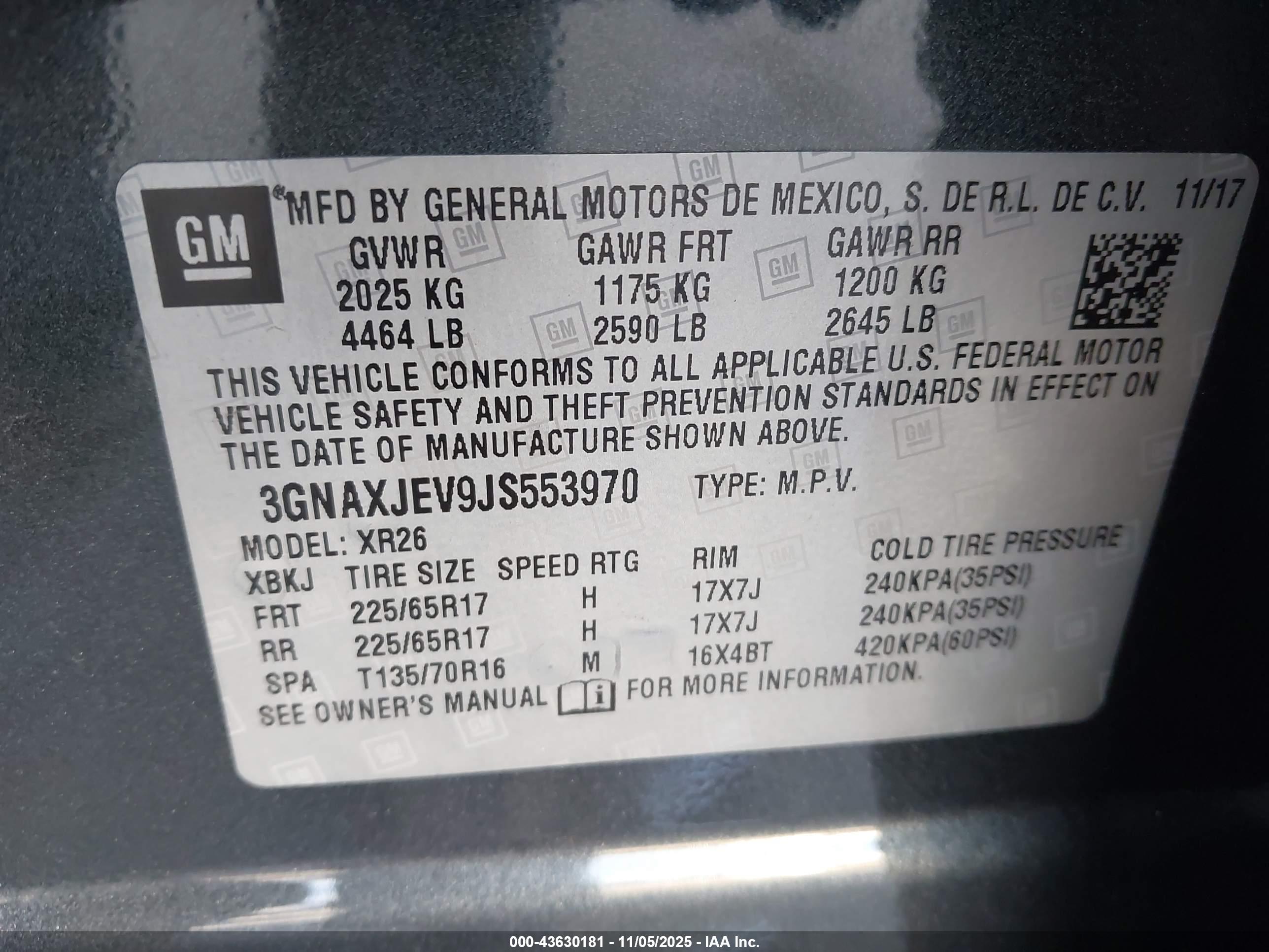 CHEVROLET EQUINOX image 9