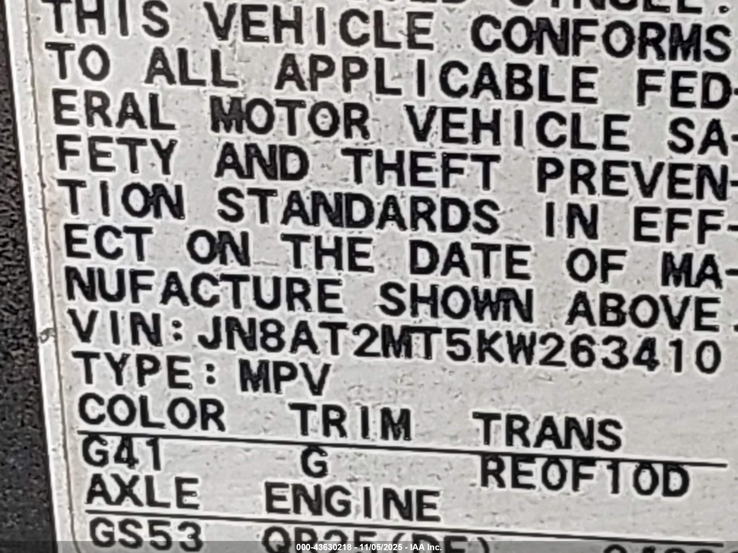 NISSAN ROGUE image 9