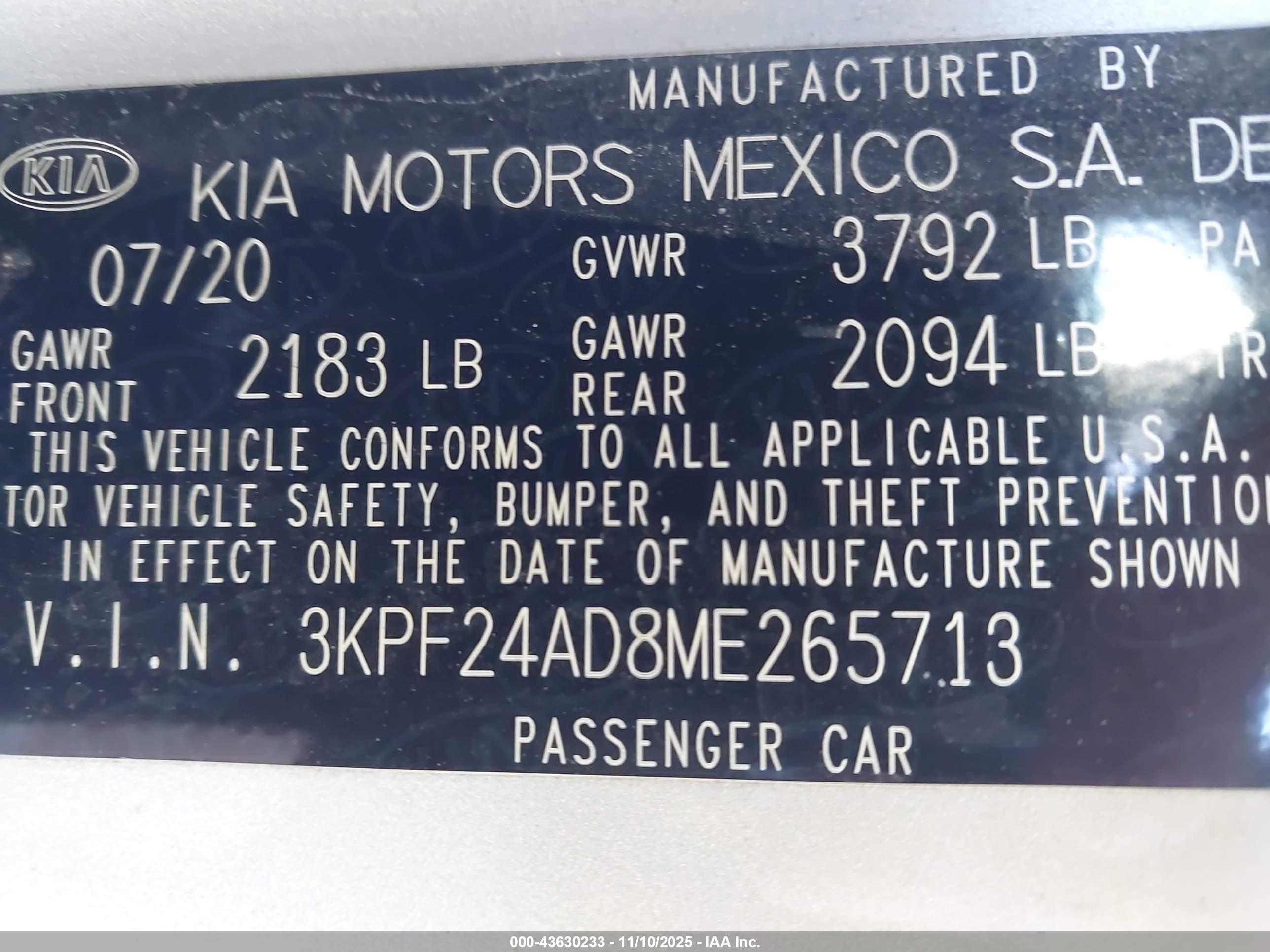 KIA FORTE image 9