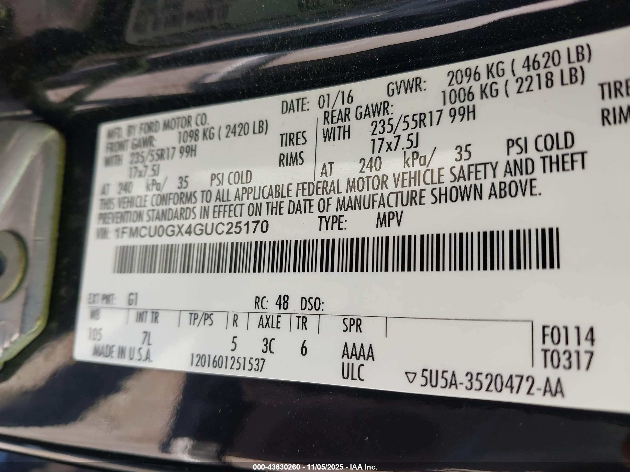 FORD ESCAPE image 9