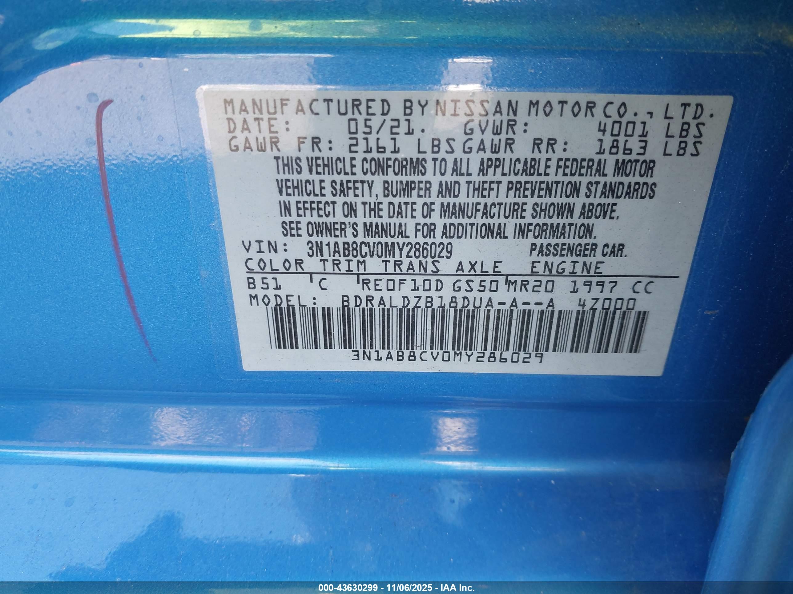 NISSAN SENTRA image 9