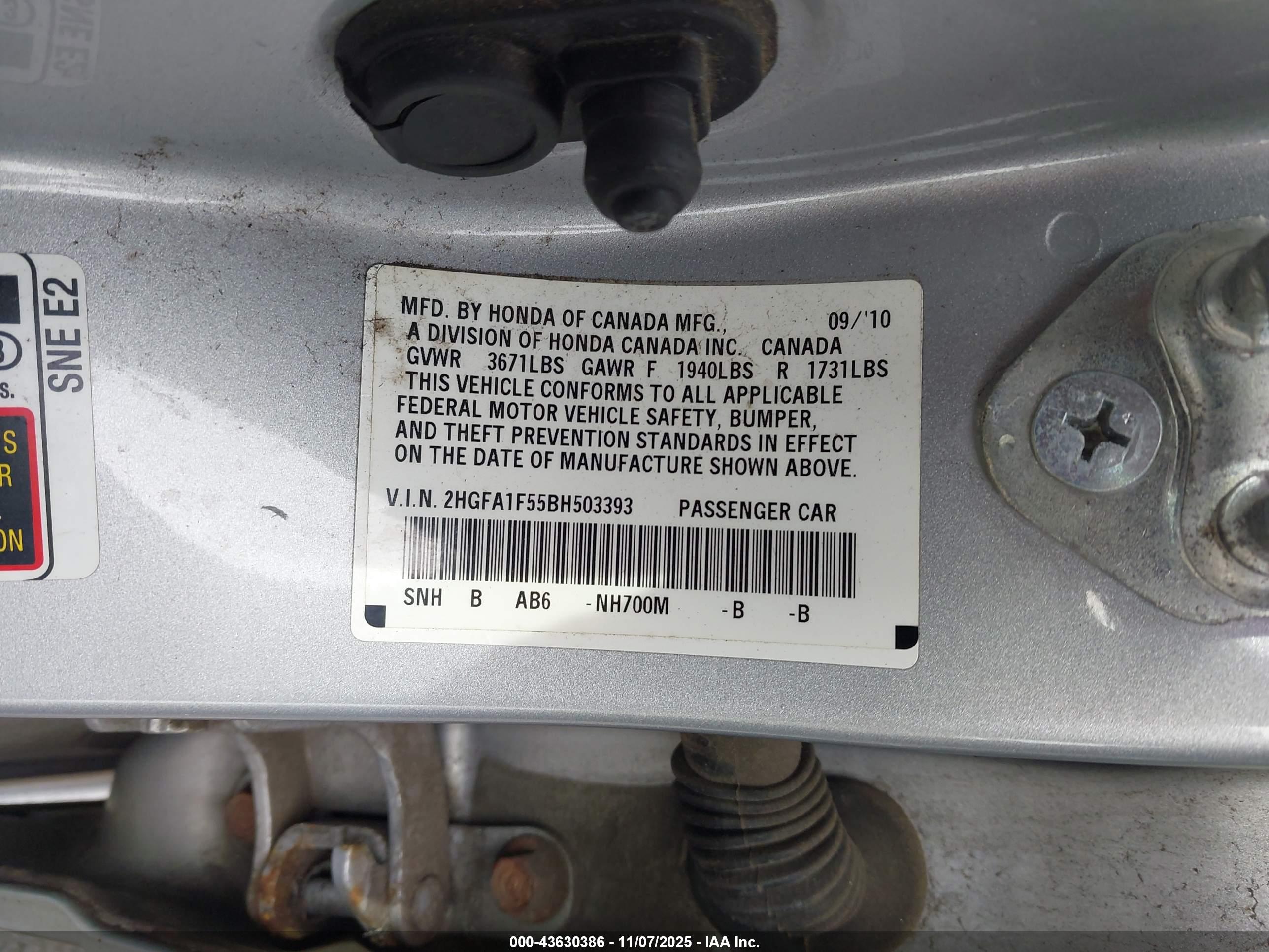 HONDA CIVIC image 9