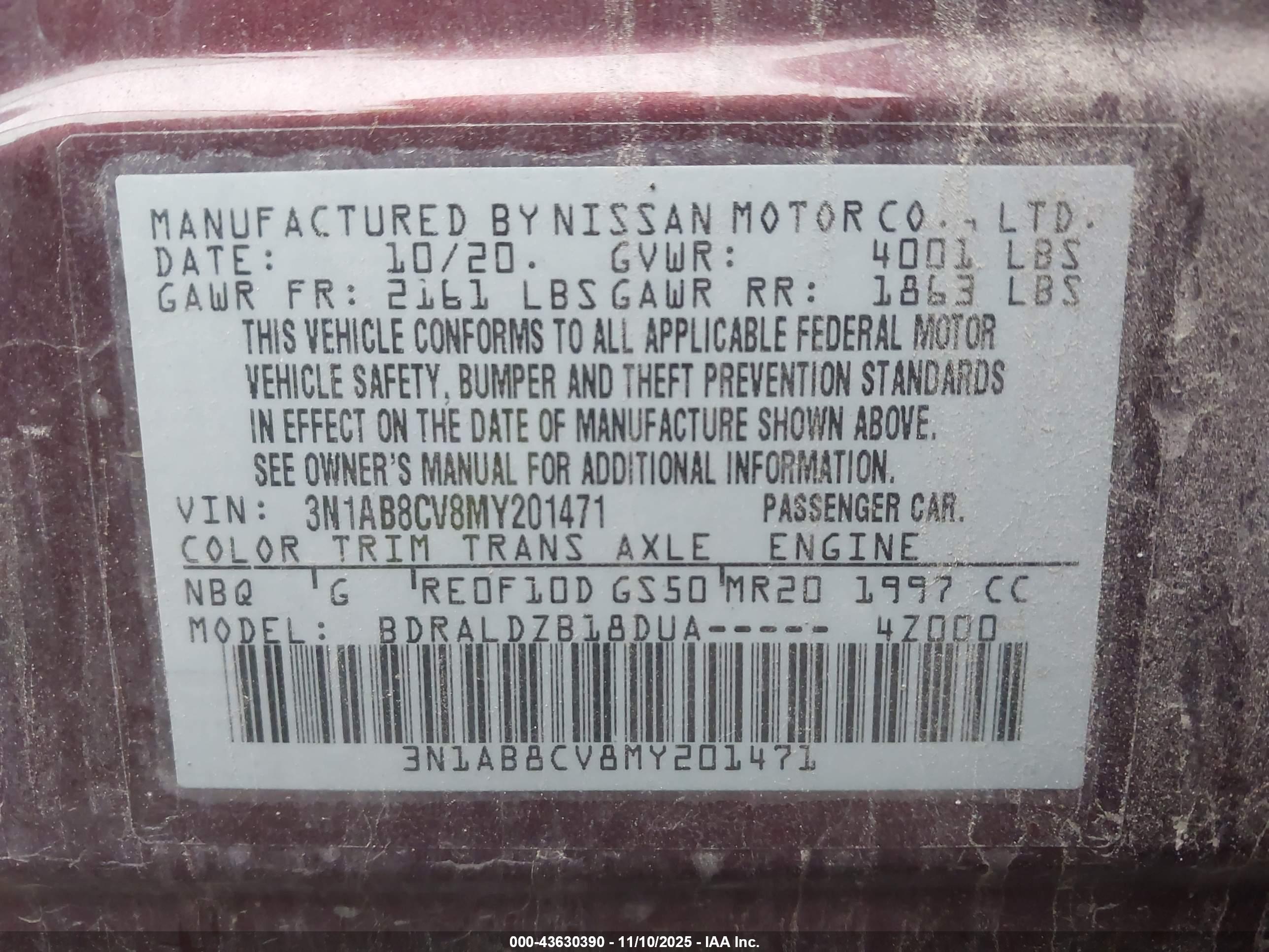 NISSAN SENTRA image 9