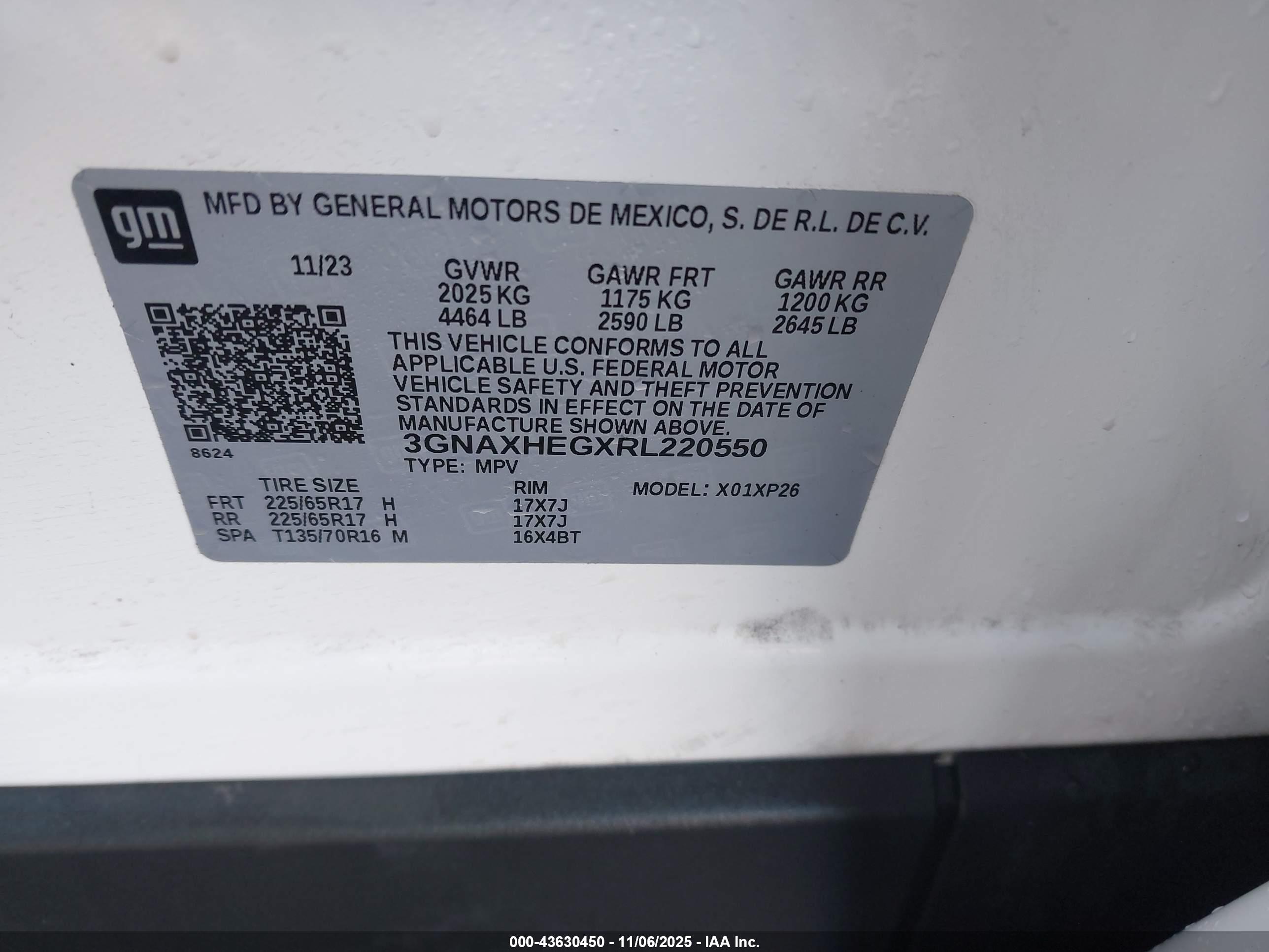 CHEVROLET EQUINOX image 9