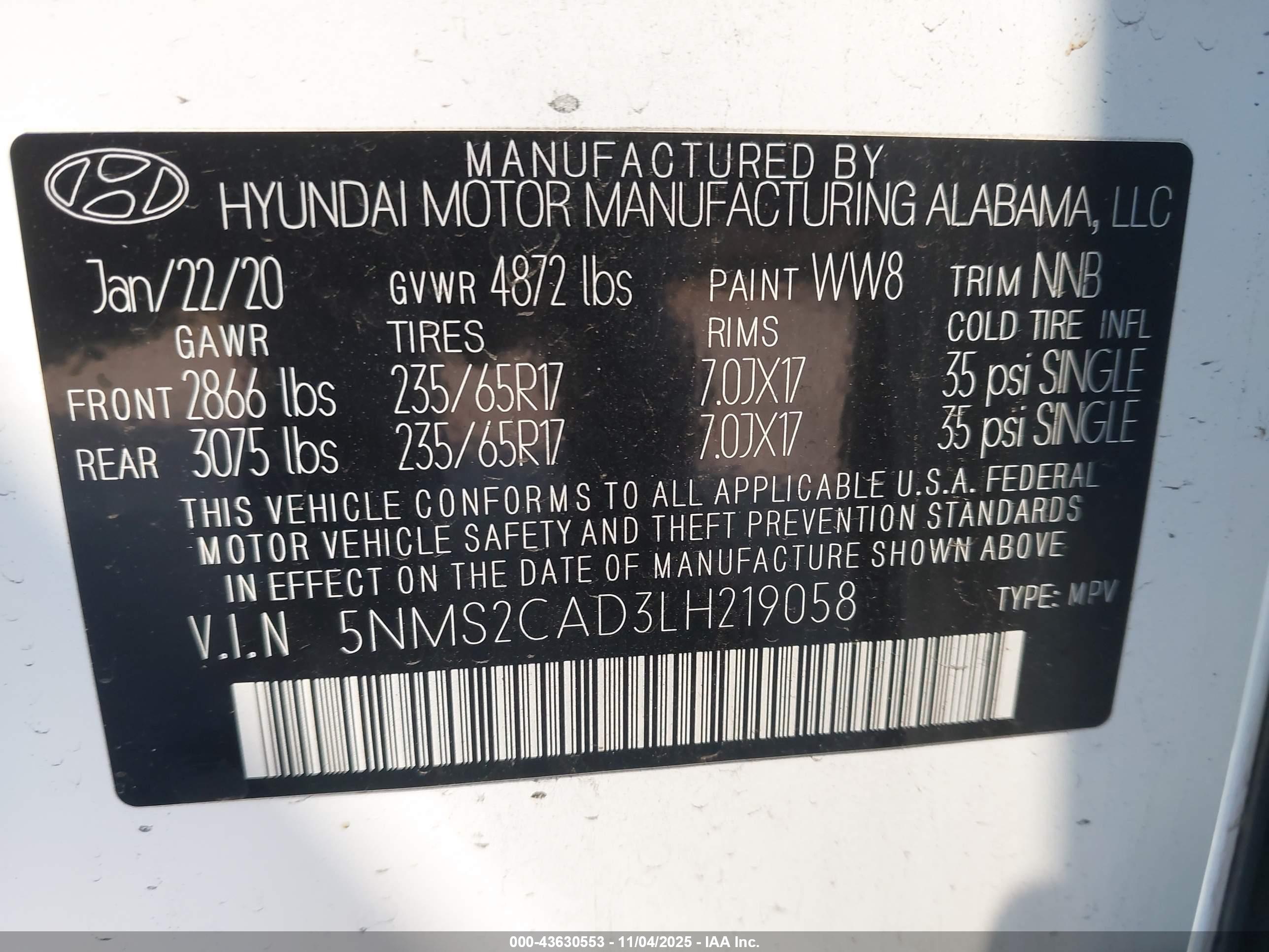 HYUNDAI SANTA image 9