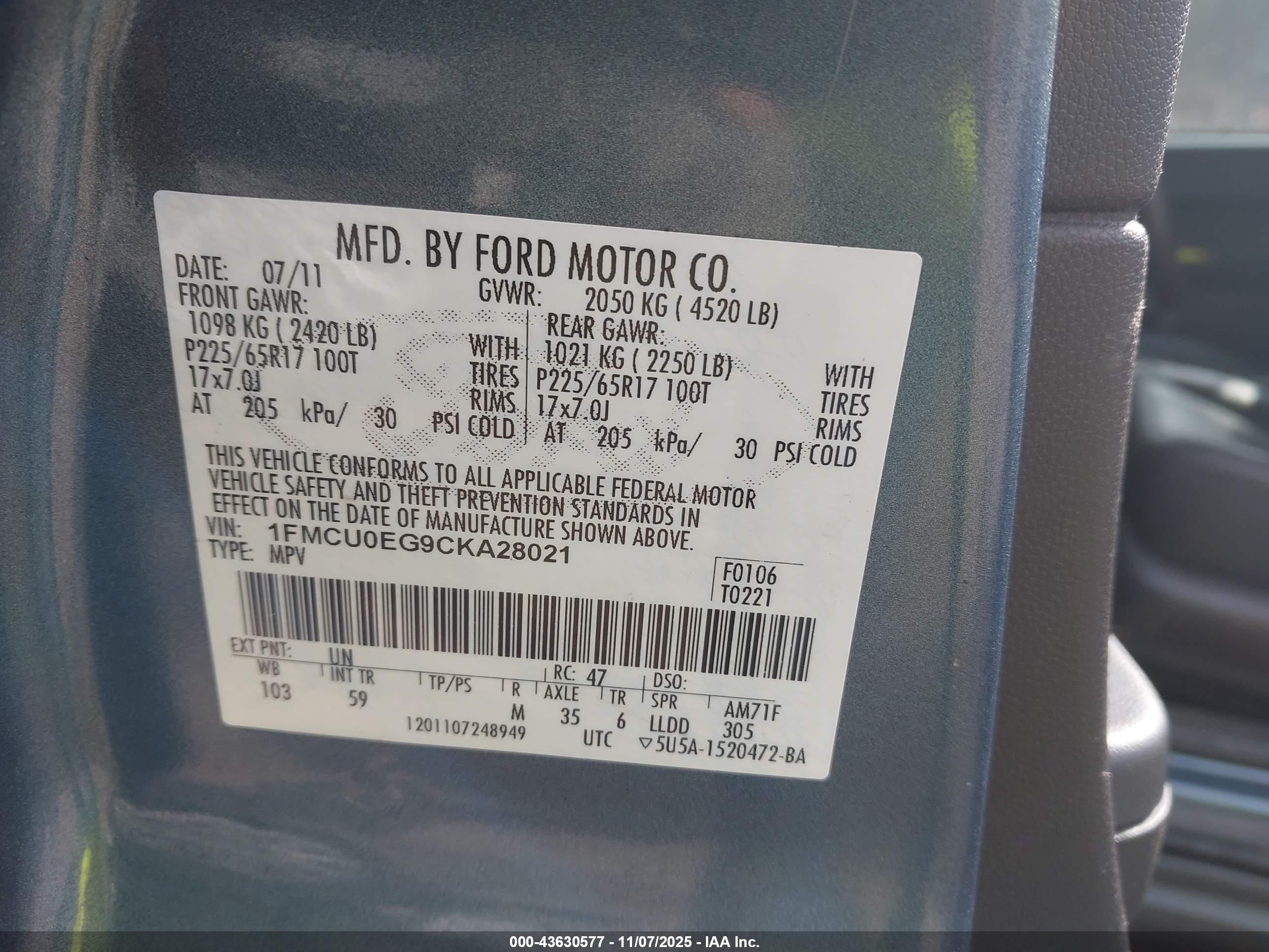 FORD ESCAPE image 9
