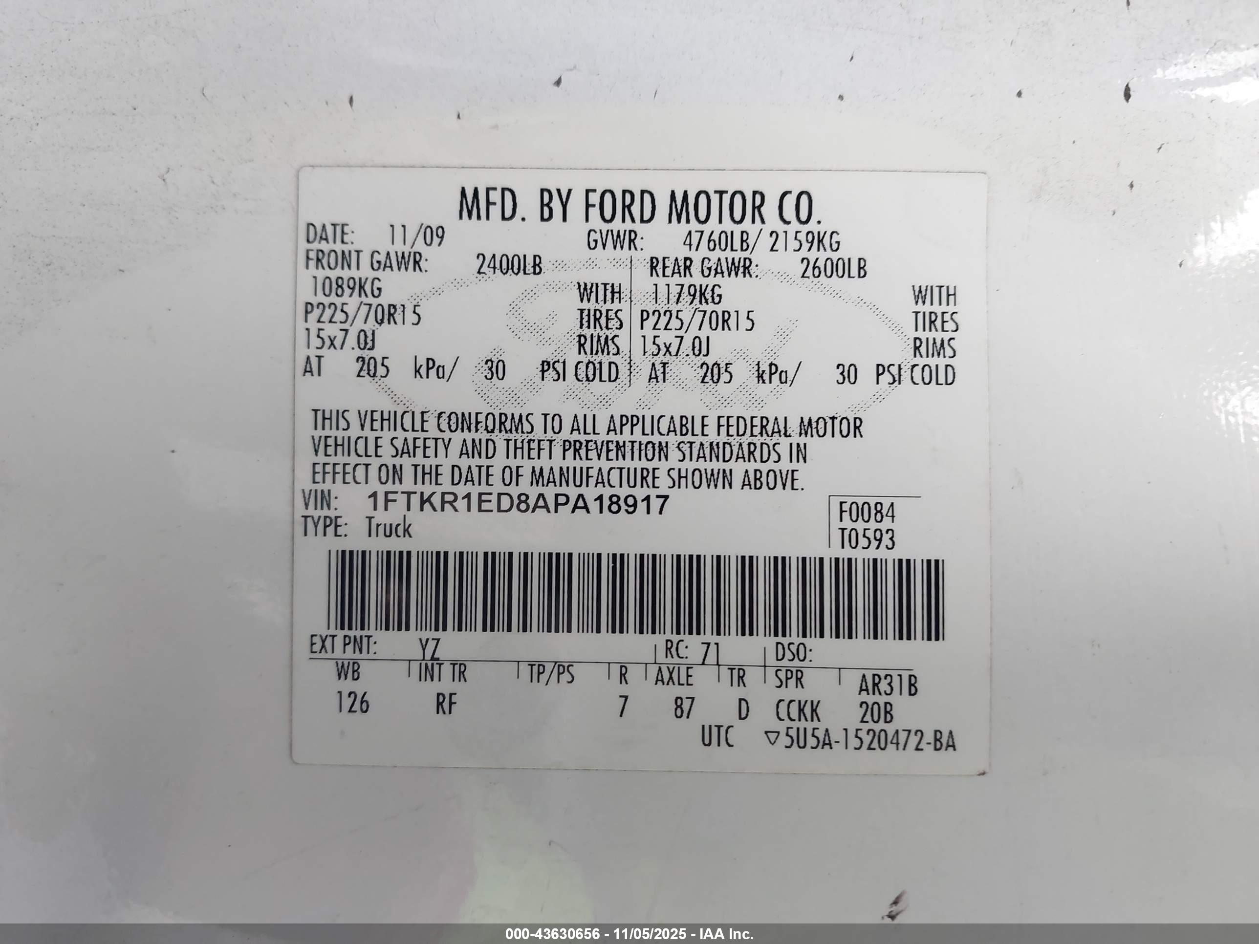 FORD RANGER image 9