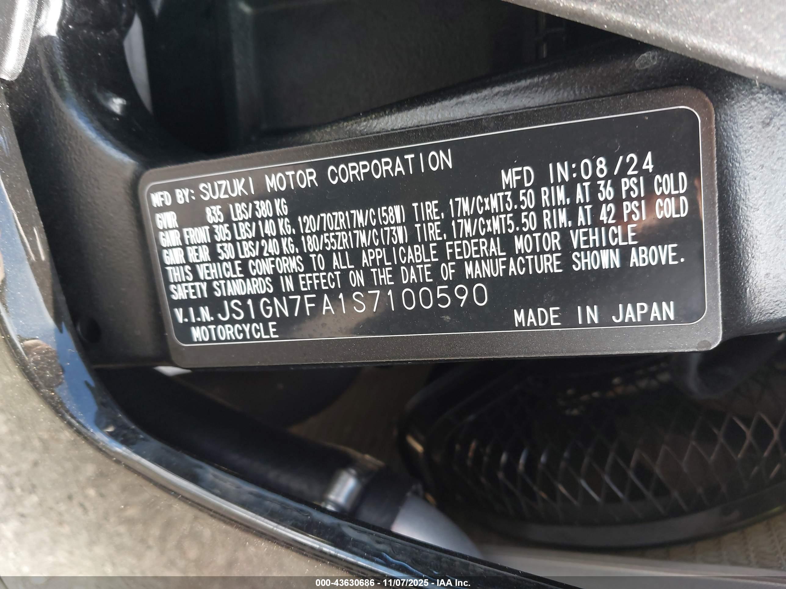 SUZUKI GSX-R600 image 10