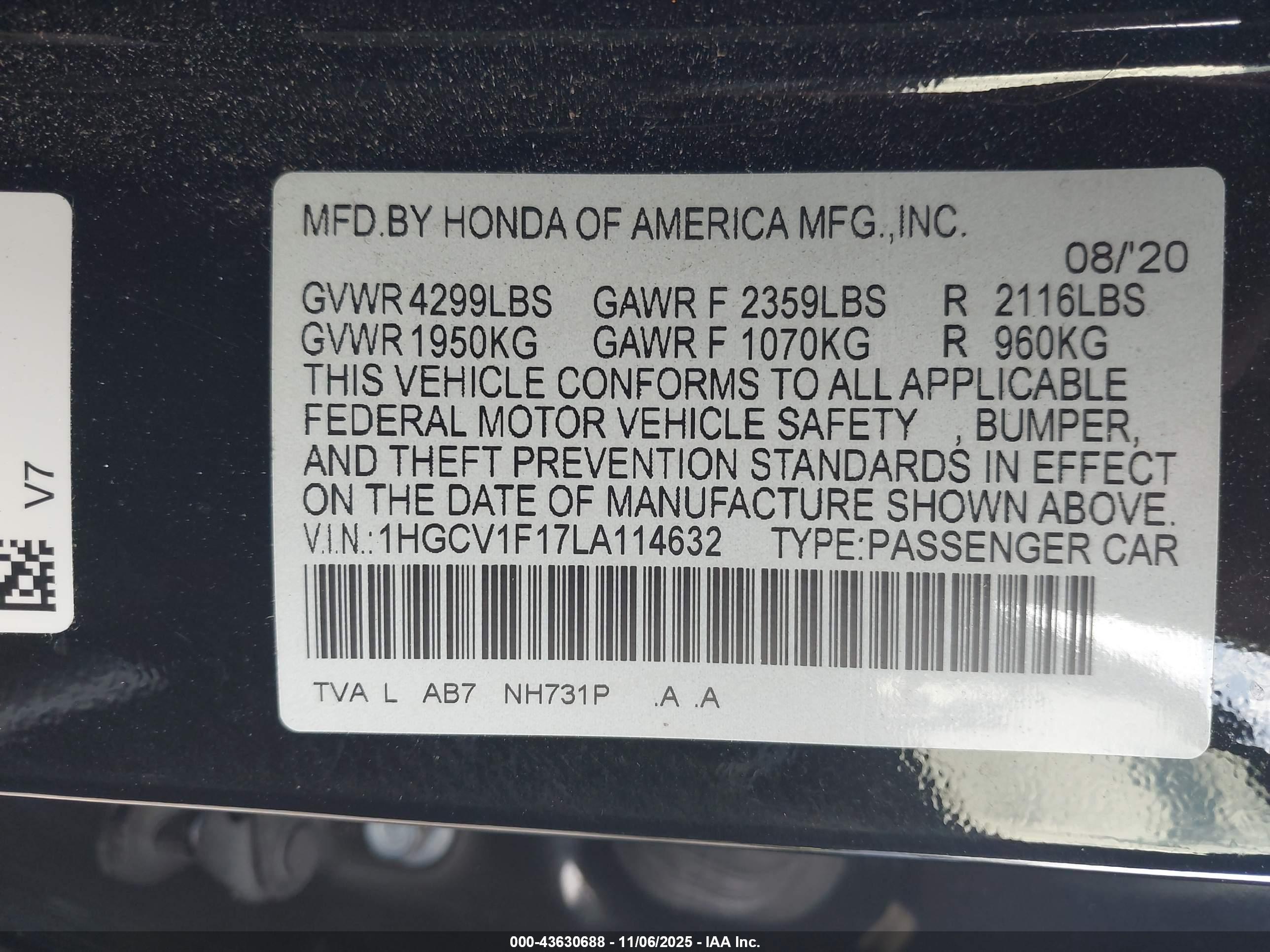 HONDA ACCORD image 9