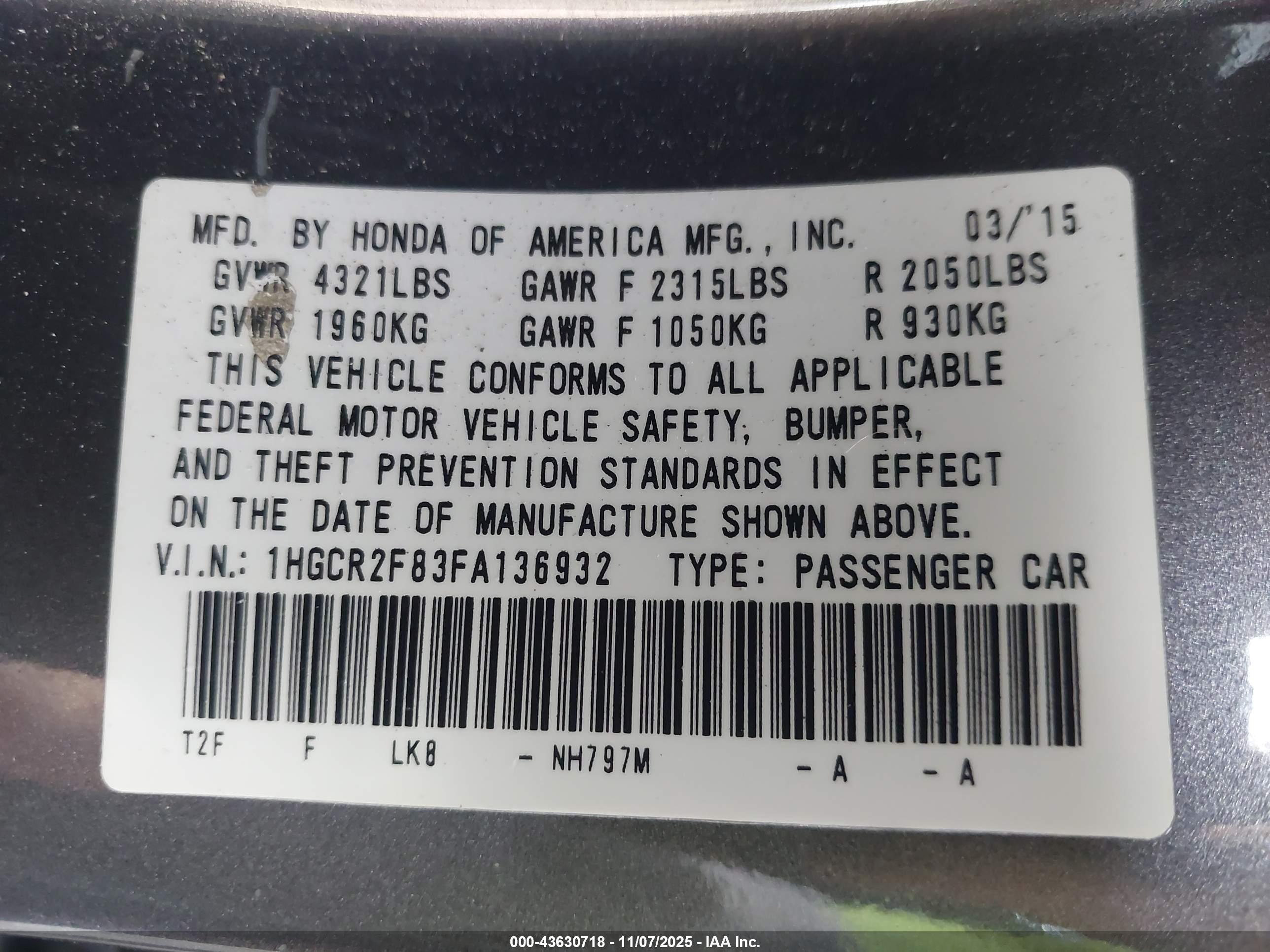 HONDA ACCORD image 9