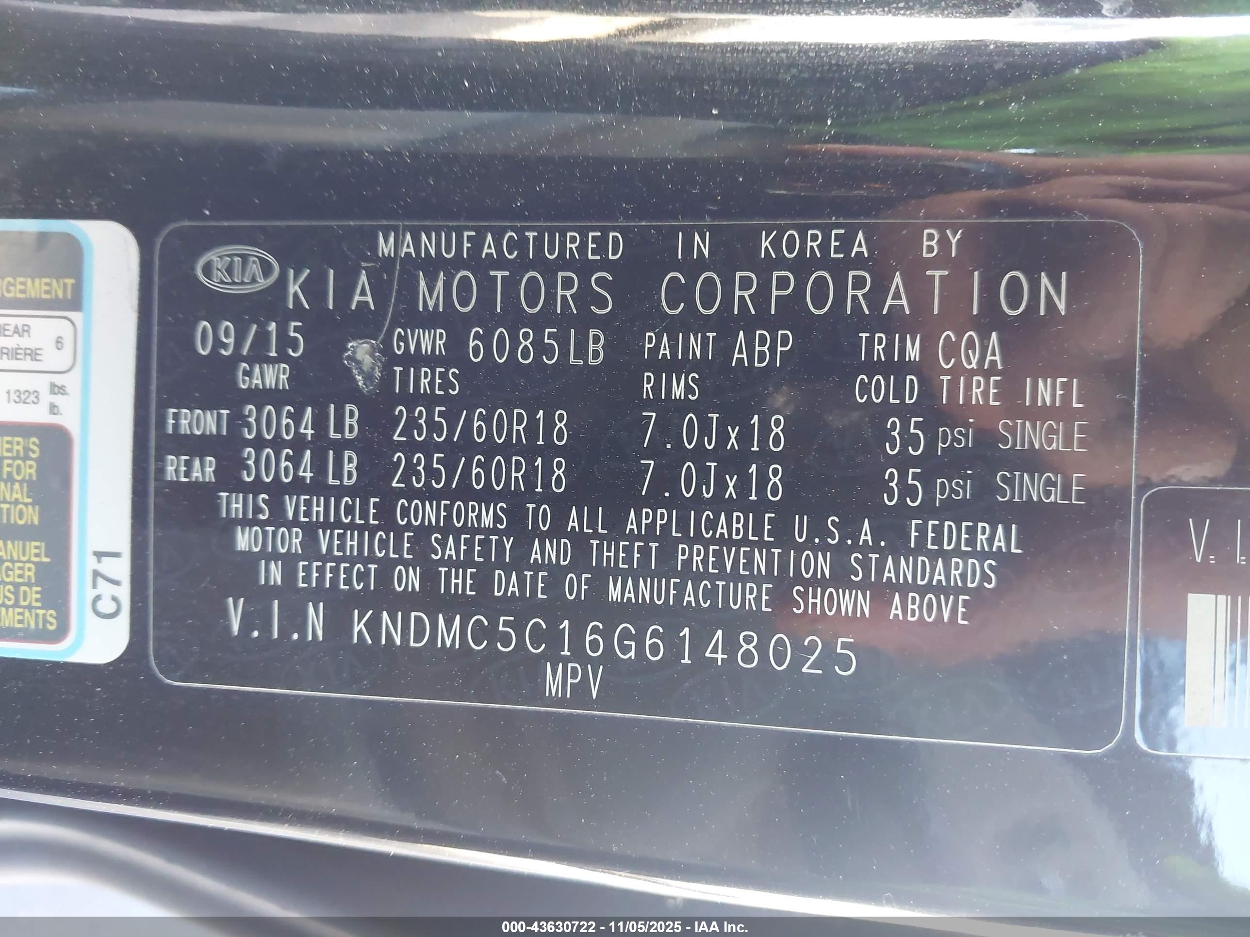 KIA SEDONA image 9