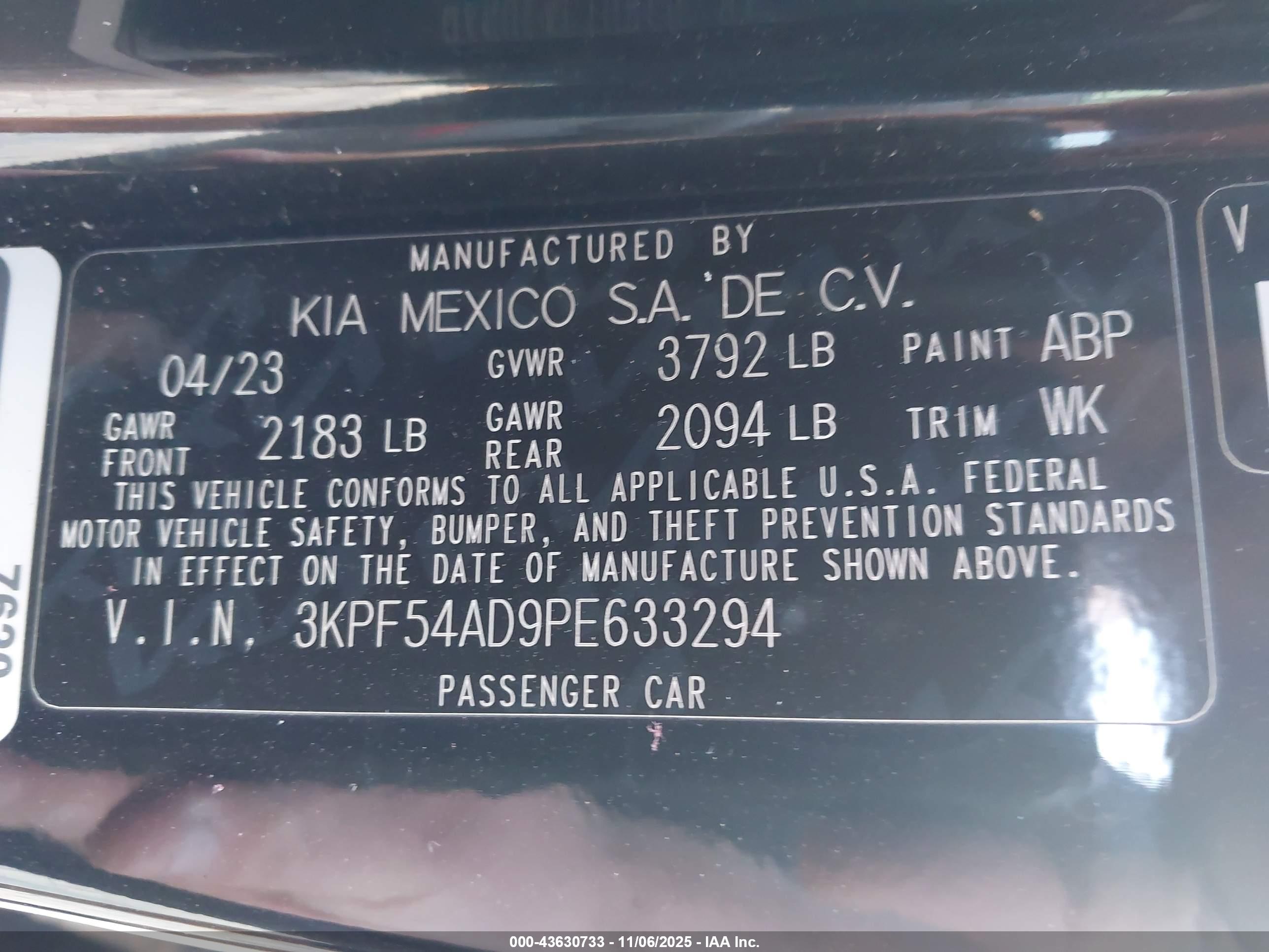 KIA FORTE image 9