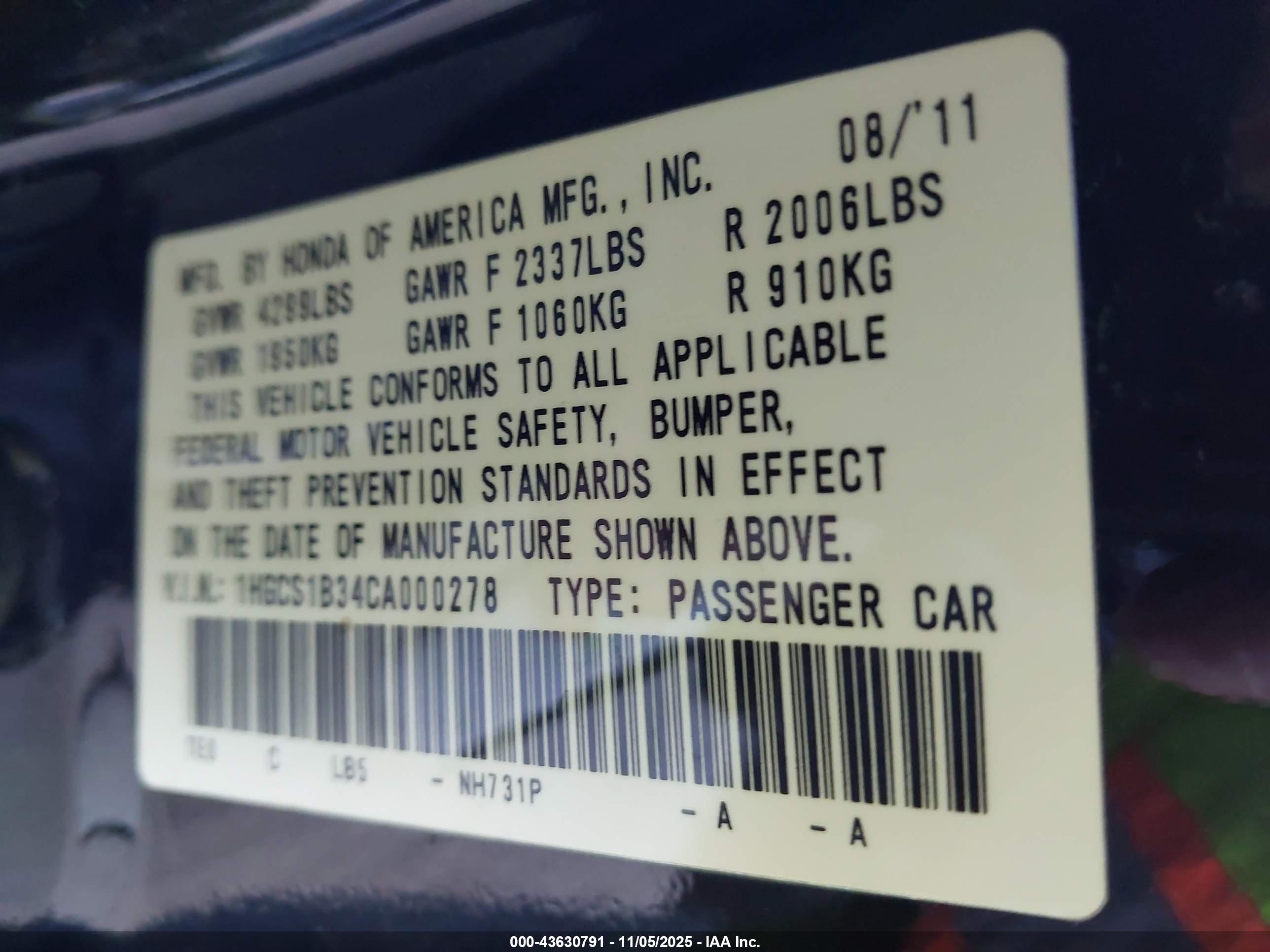 HONDA ACCORD image 9