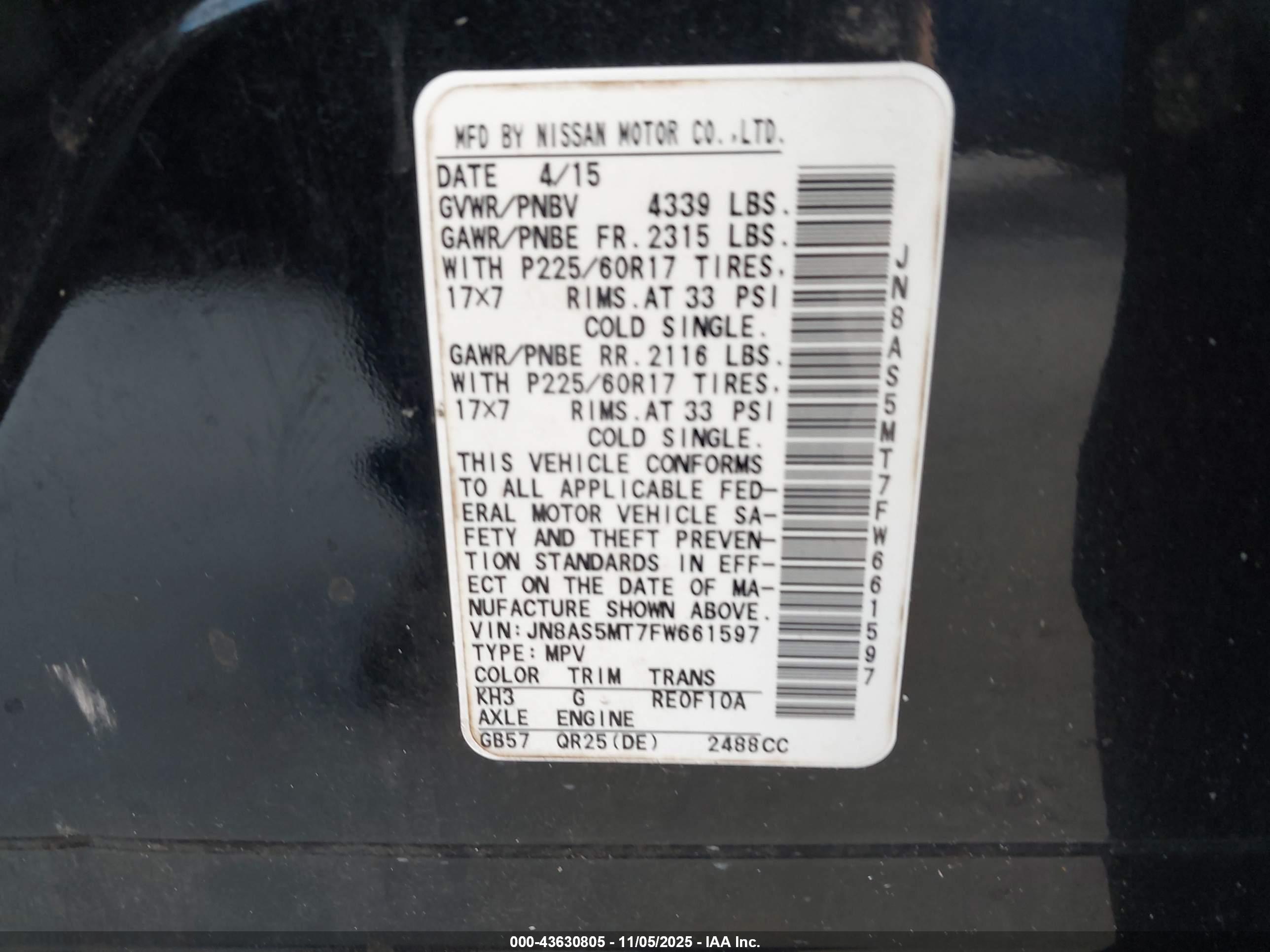 NISSAN ROGUE image 9