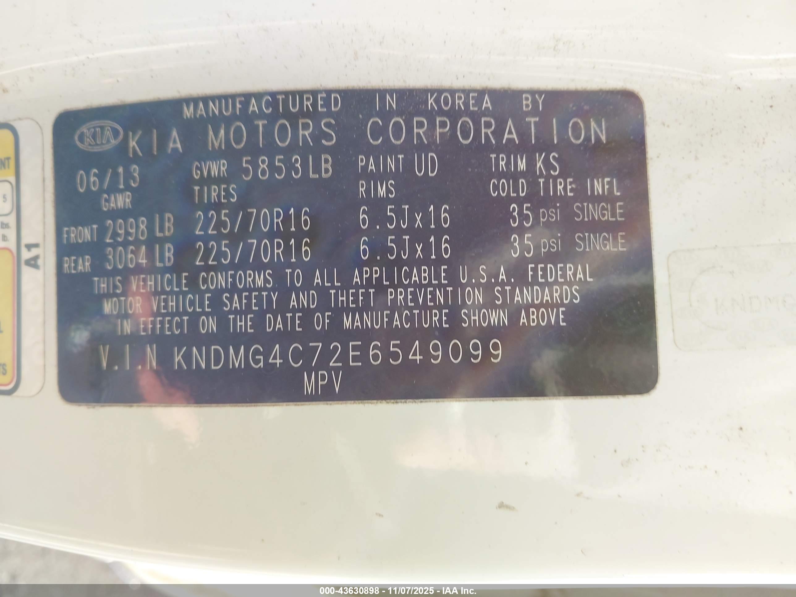 KIA SEDONA image 9