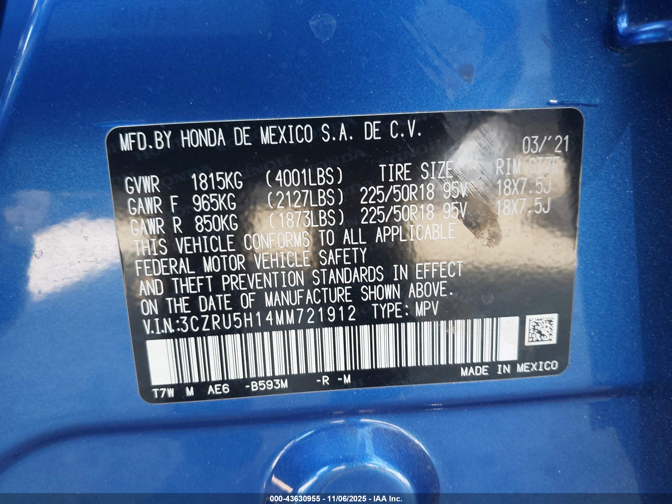 HONDA HR-V image 9