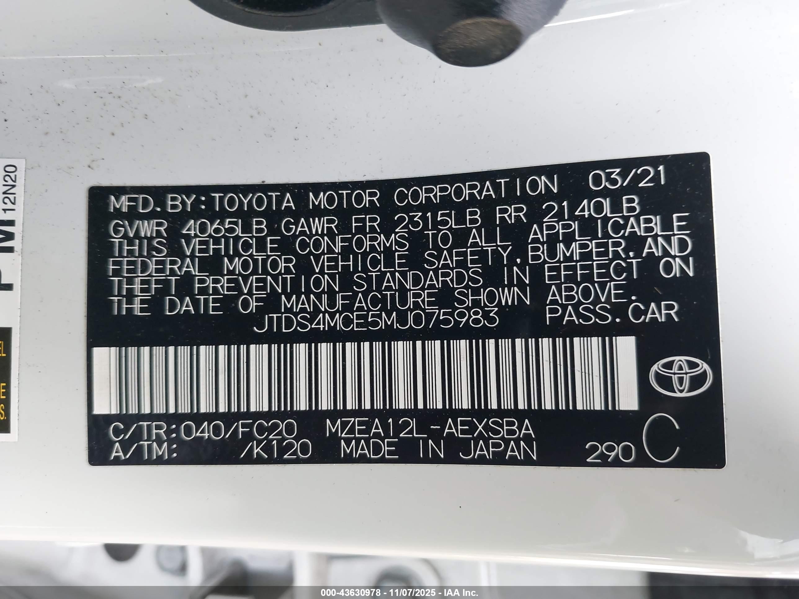 TOYOTA COROLLA image 9
