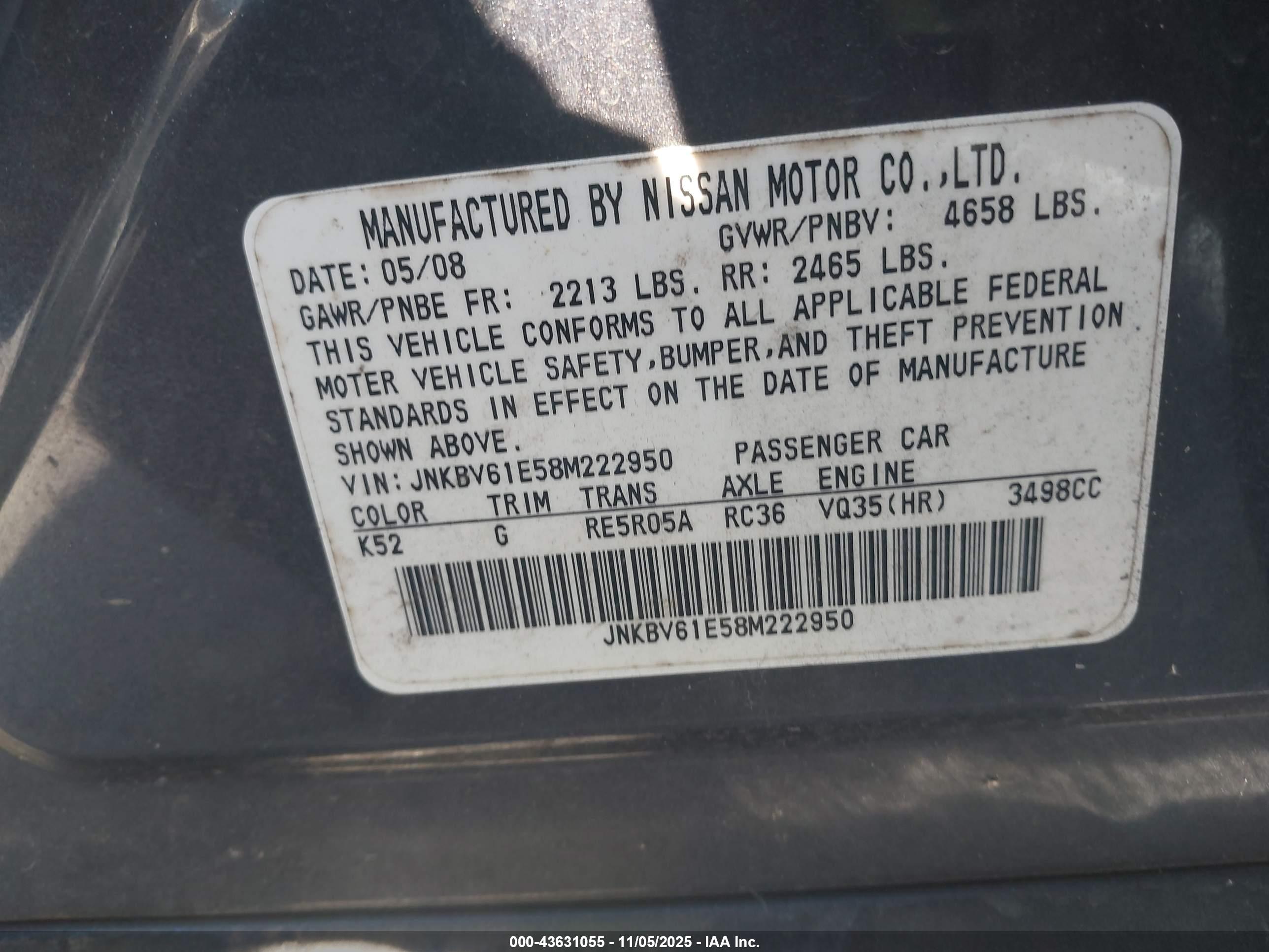 INFINITI G35 image 9