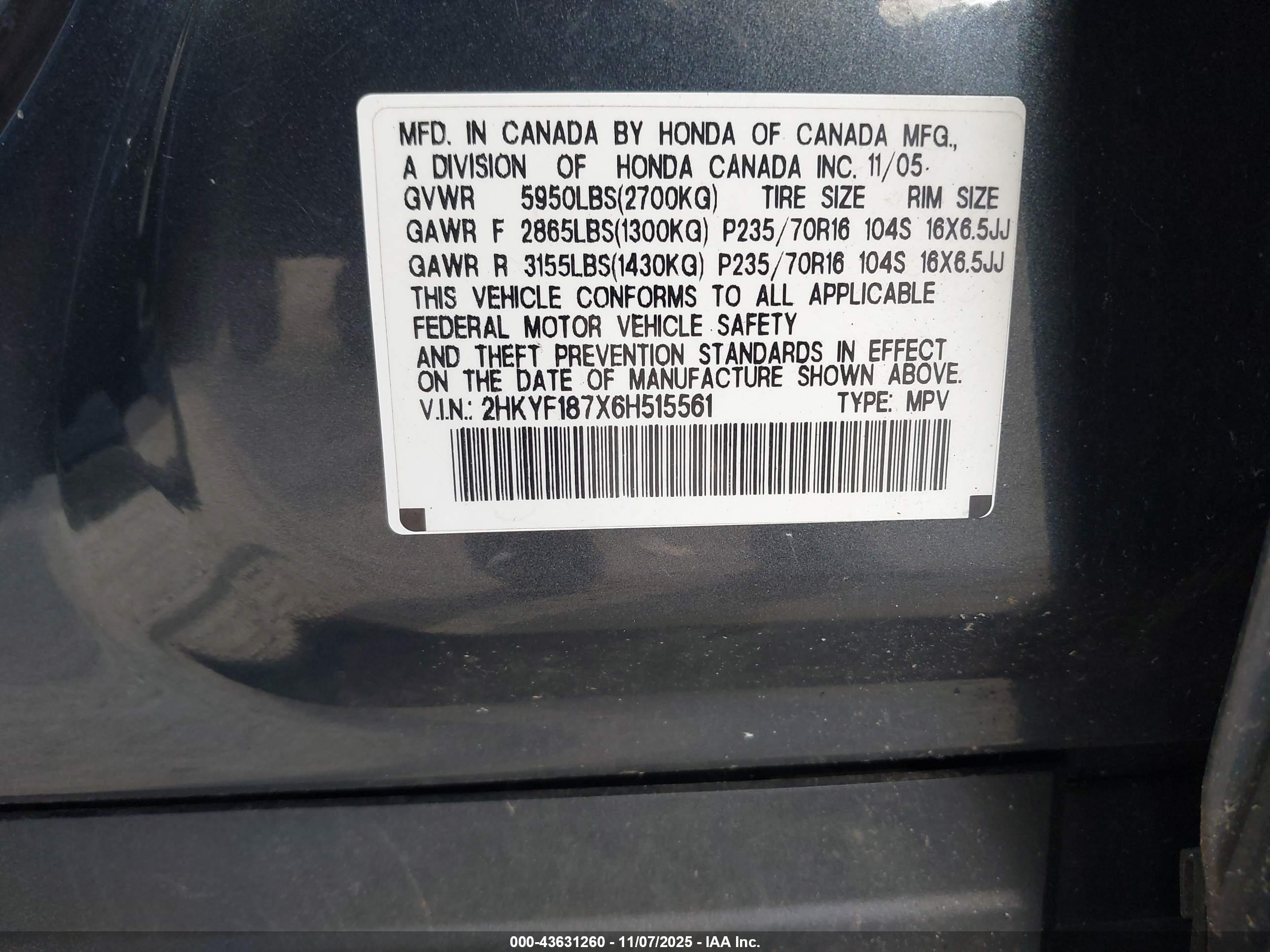 HONDA PILOT image 9