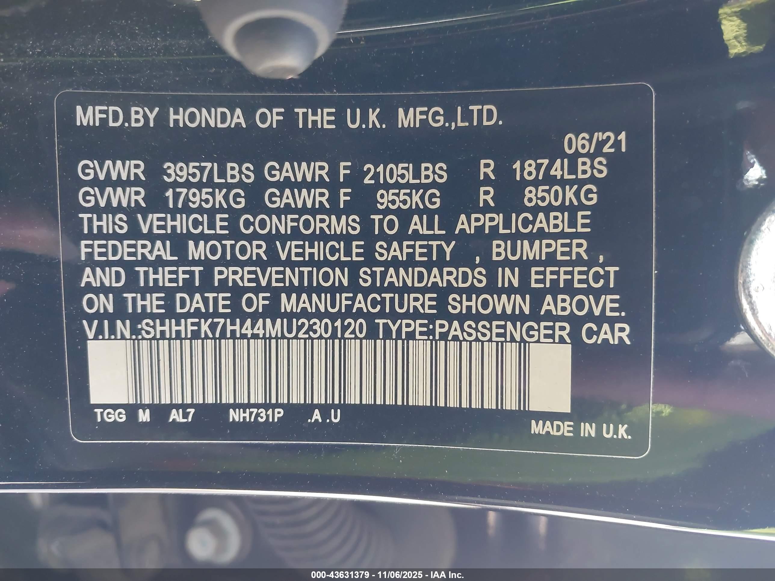 HONDA CIVIC image 9