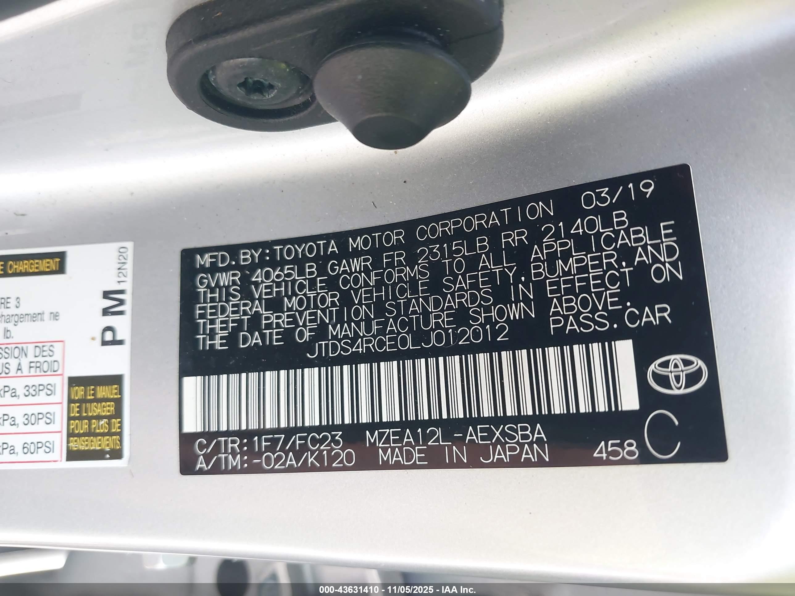 TOYOTA COROLLA image 9