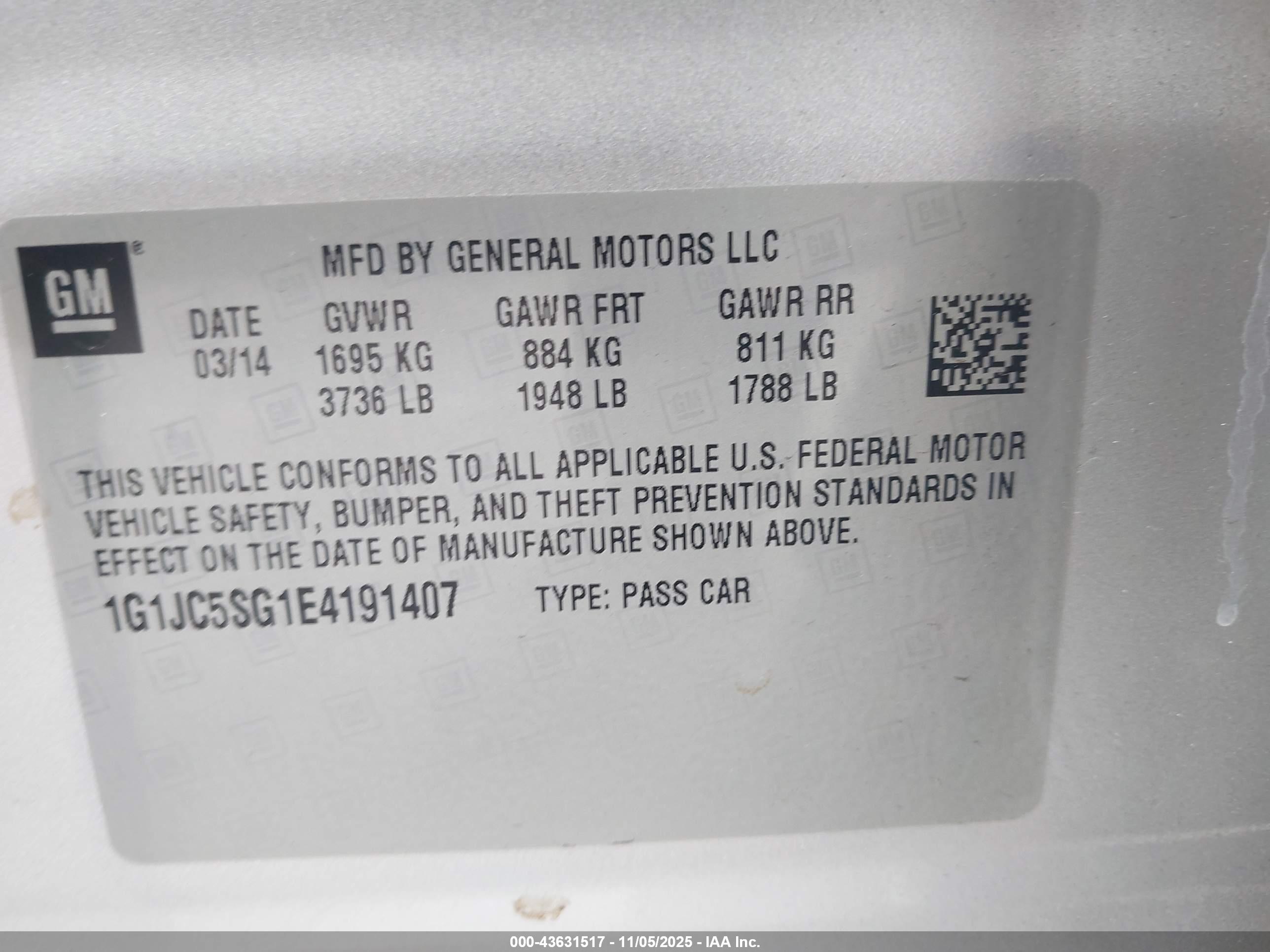 CHEVROLET SONIC image 9