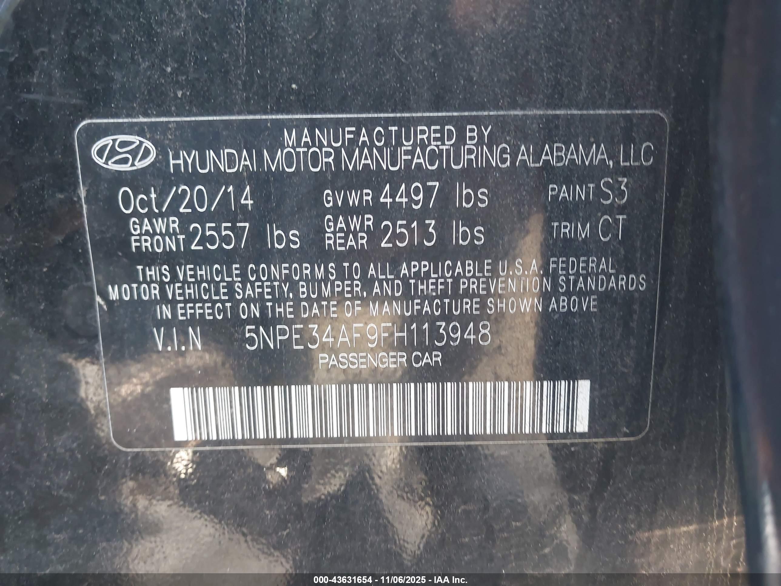 HYUNDAI SONATA image 9