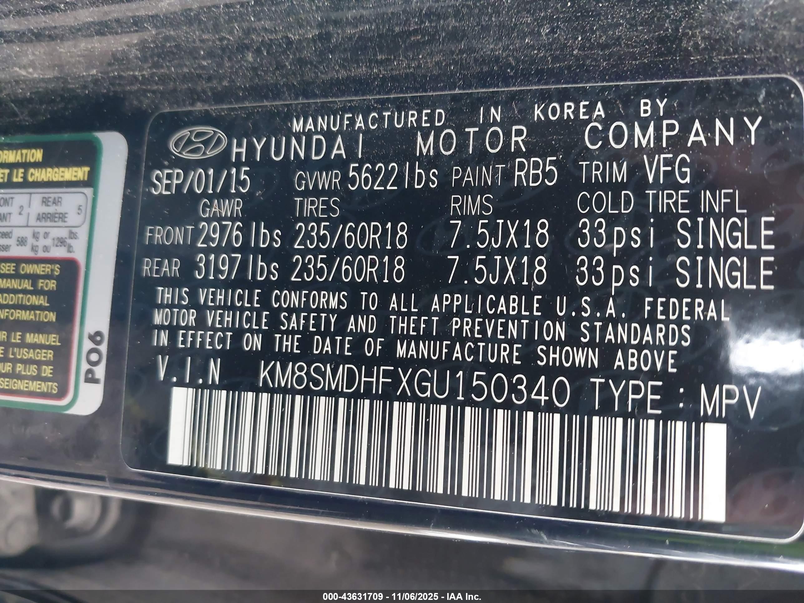 HYUNDAI SANTA image 9