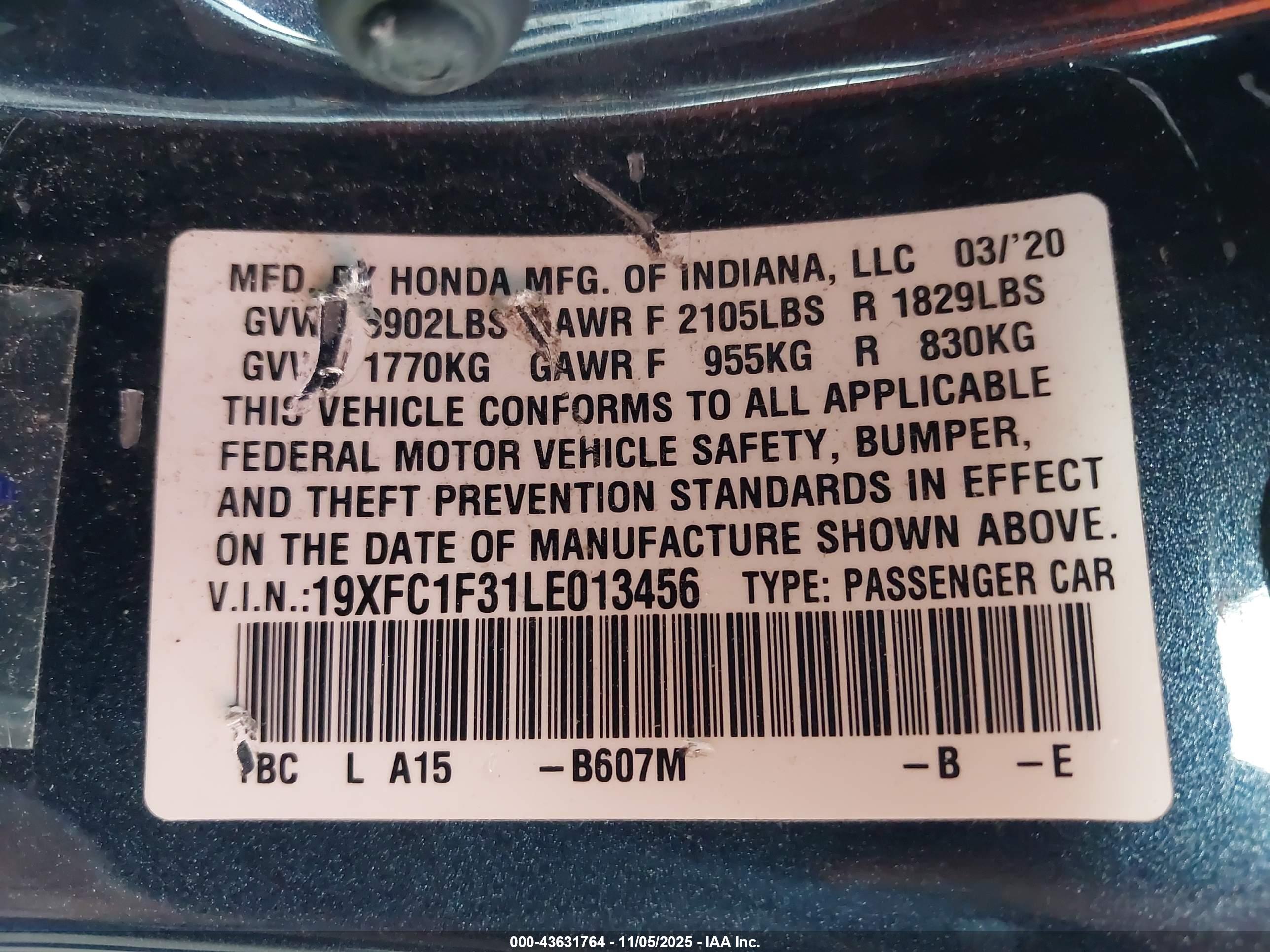 HONDA CIVIC image 9