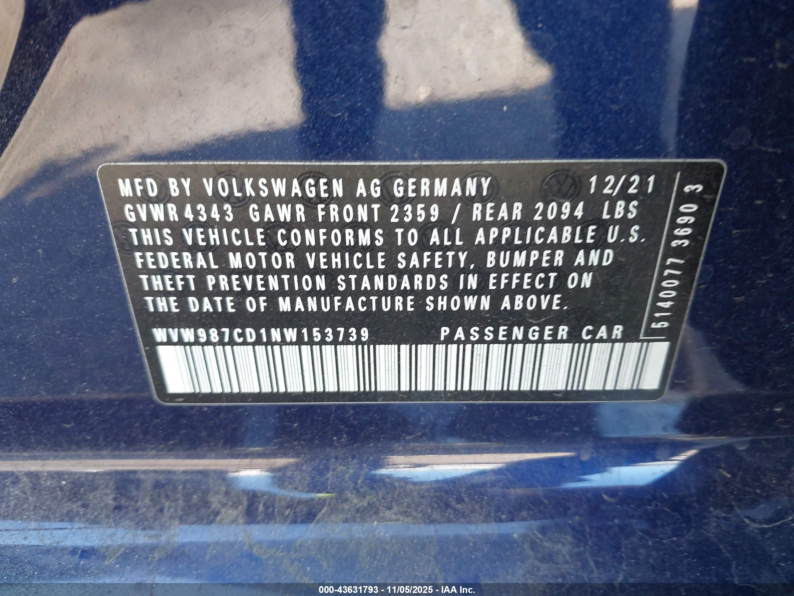 VOLKSWAGEN GOLF image 9