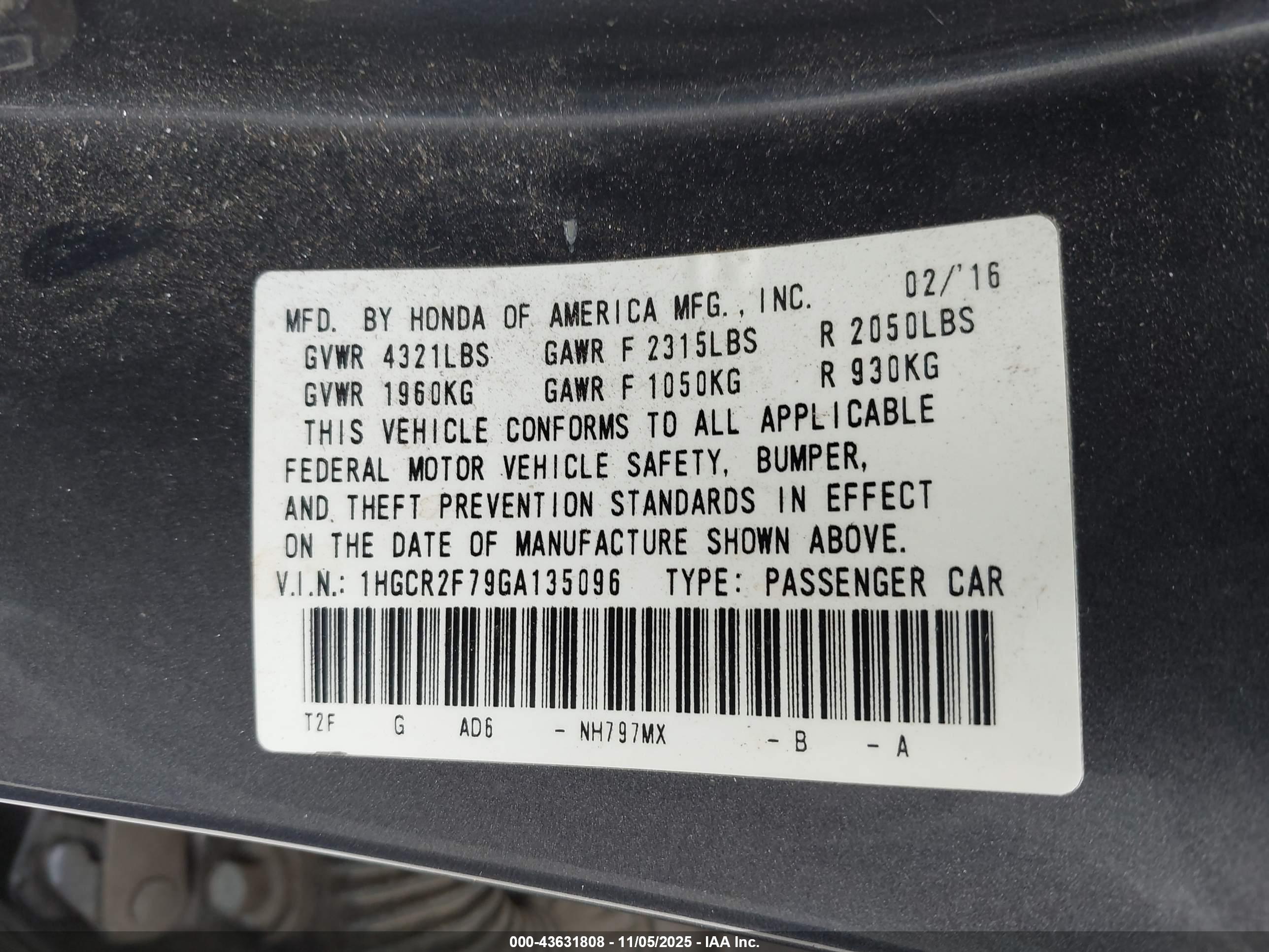 HONDA ACCORD image 9