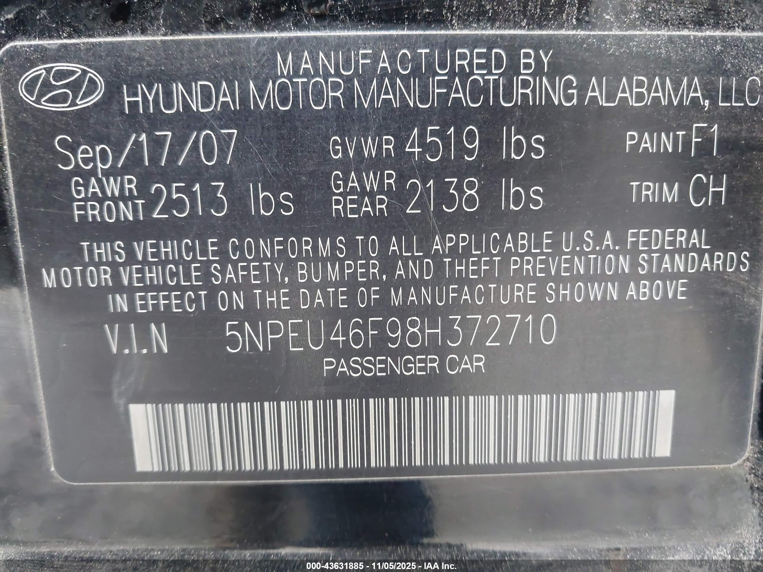 HYUNDAI SONATA image 9