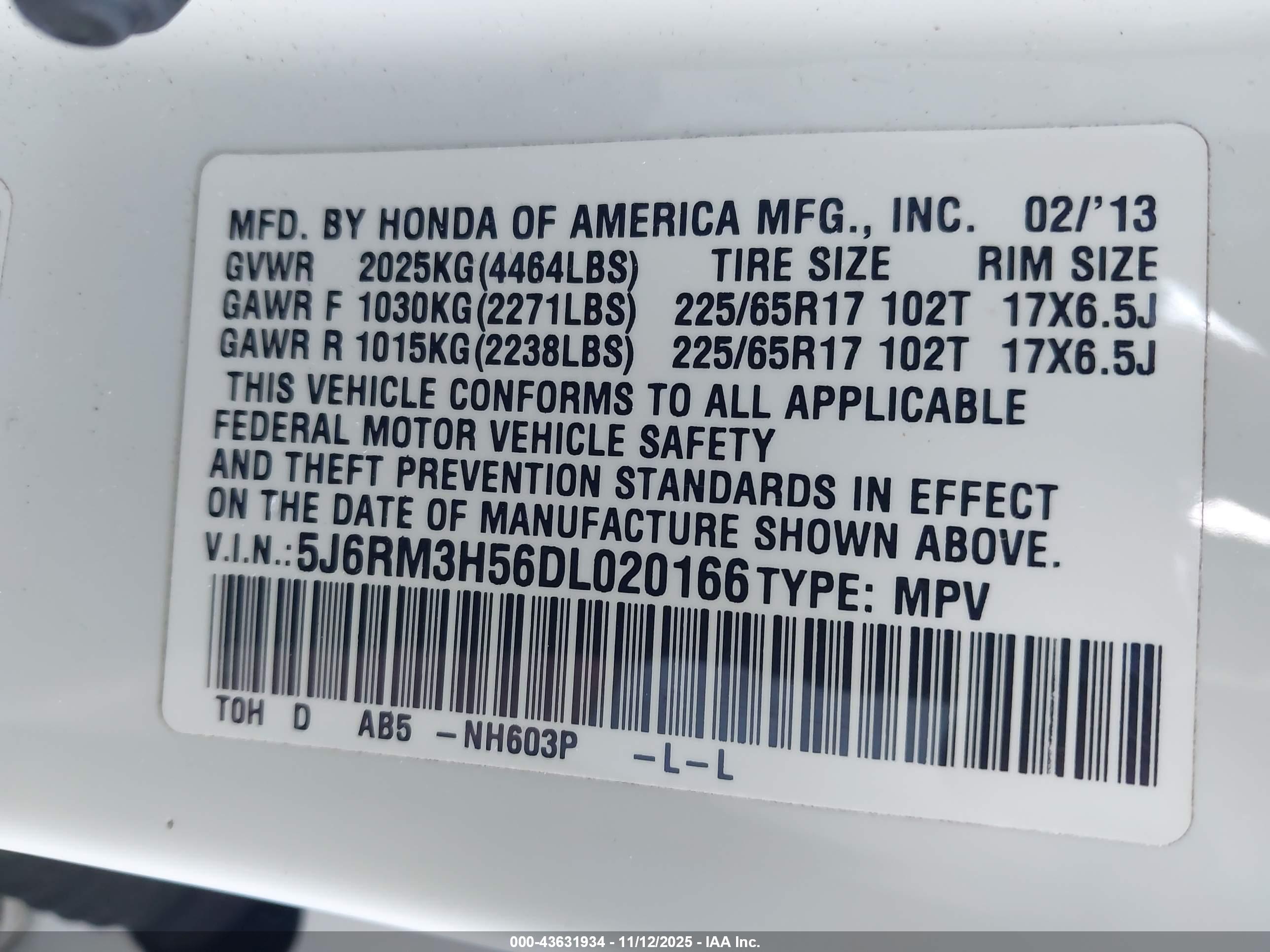 HONDA CR-V image 9