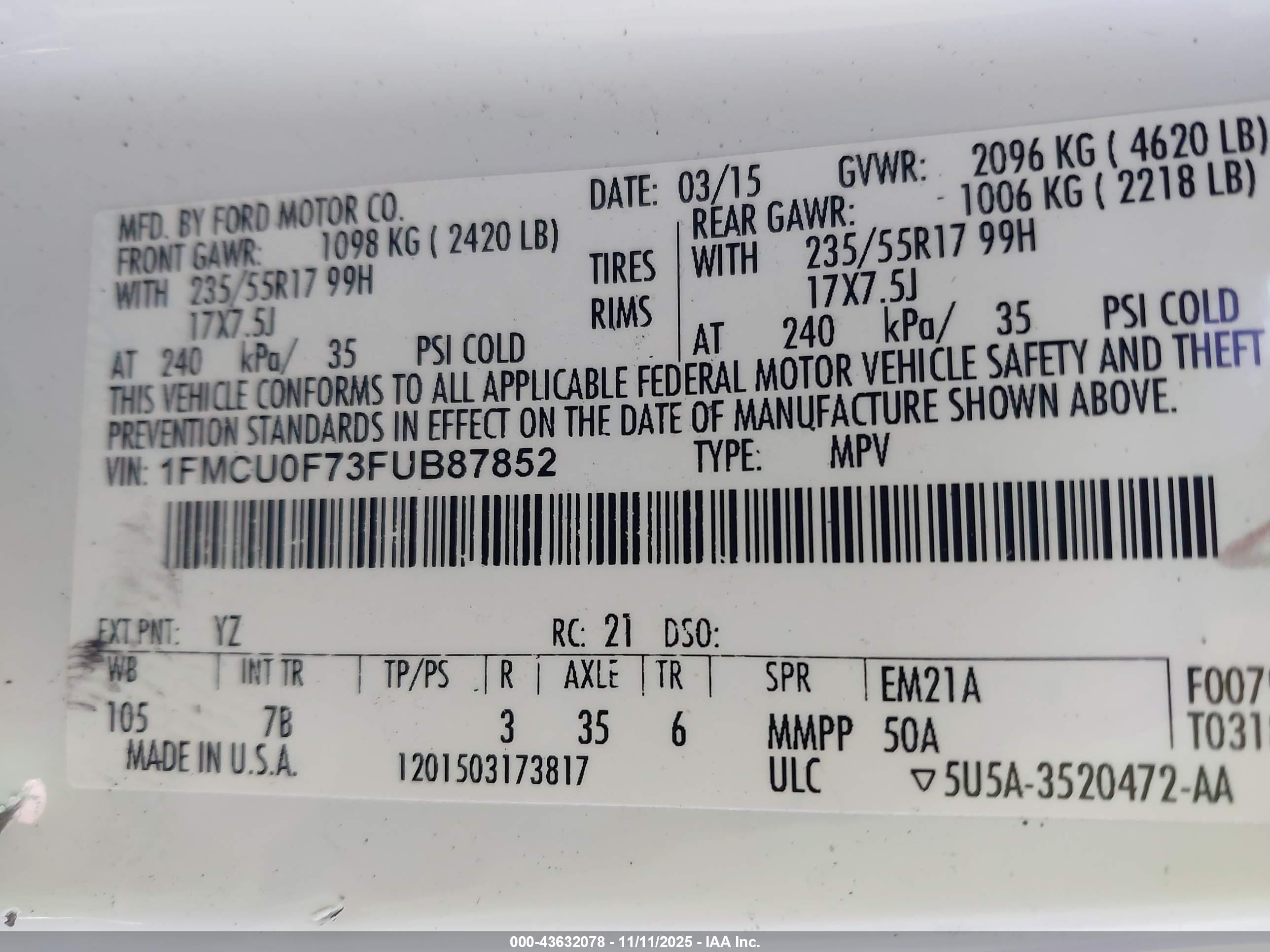 FORD ESCAPE image 9