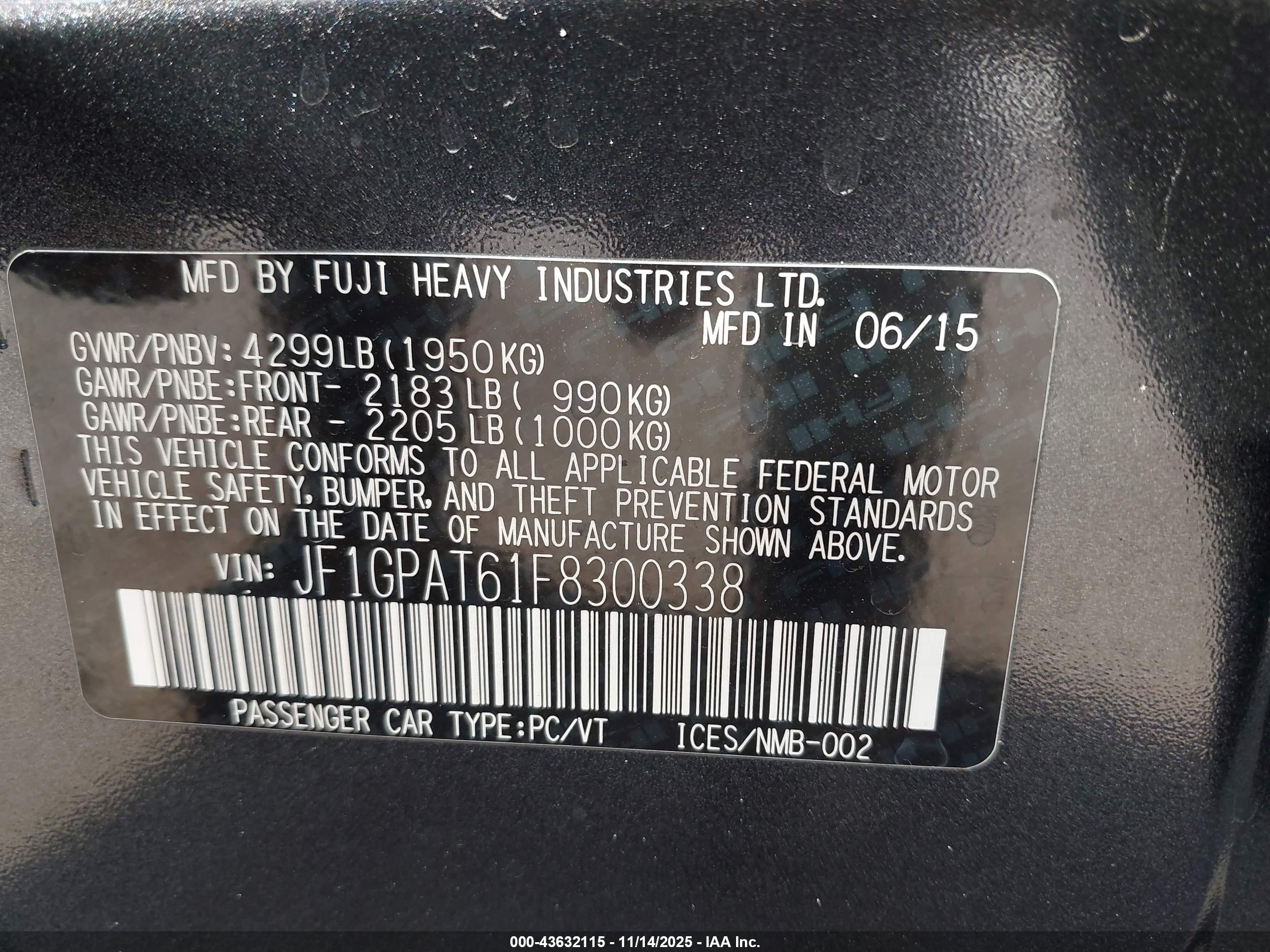 SUBARU IMPREZA image 9