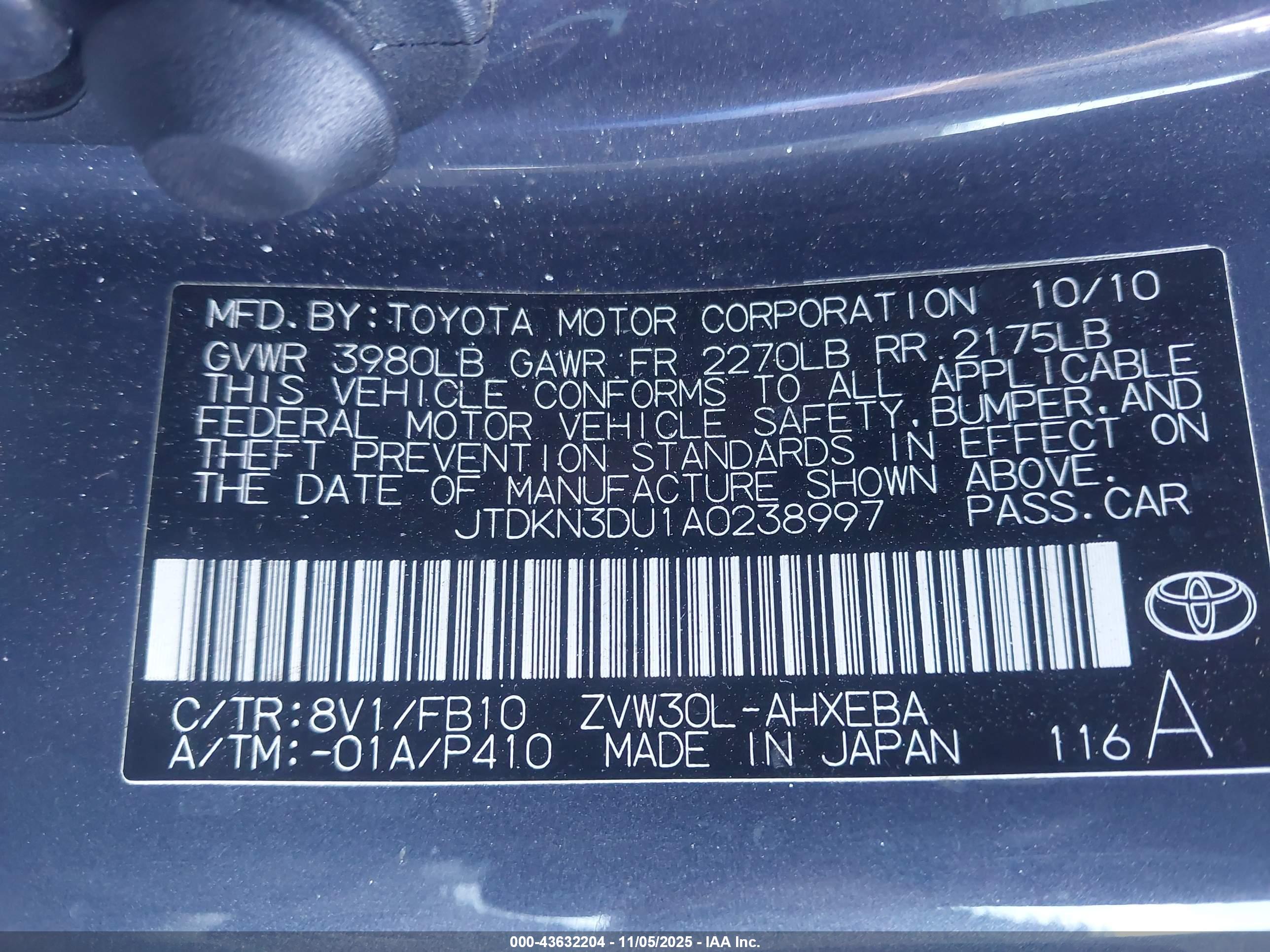 TOYOTA PRIUS image 9