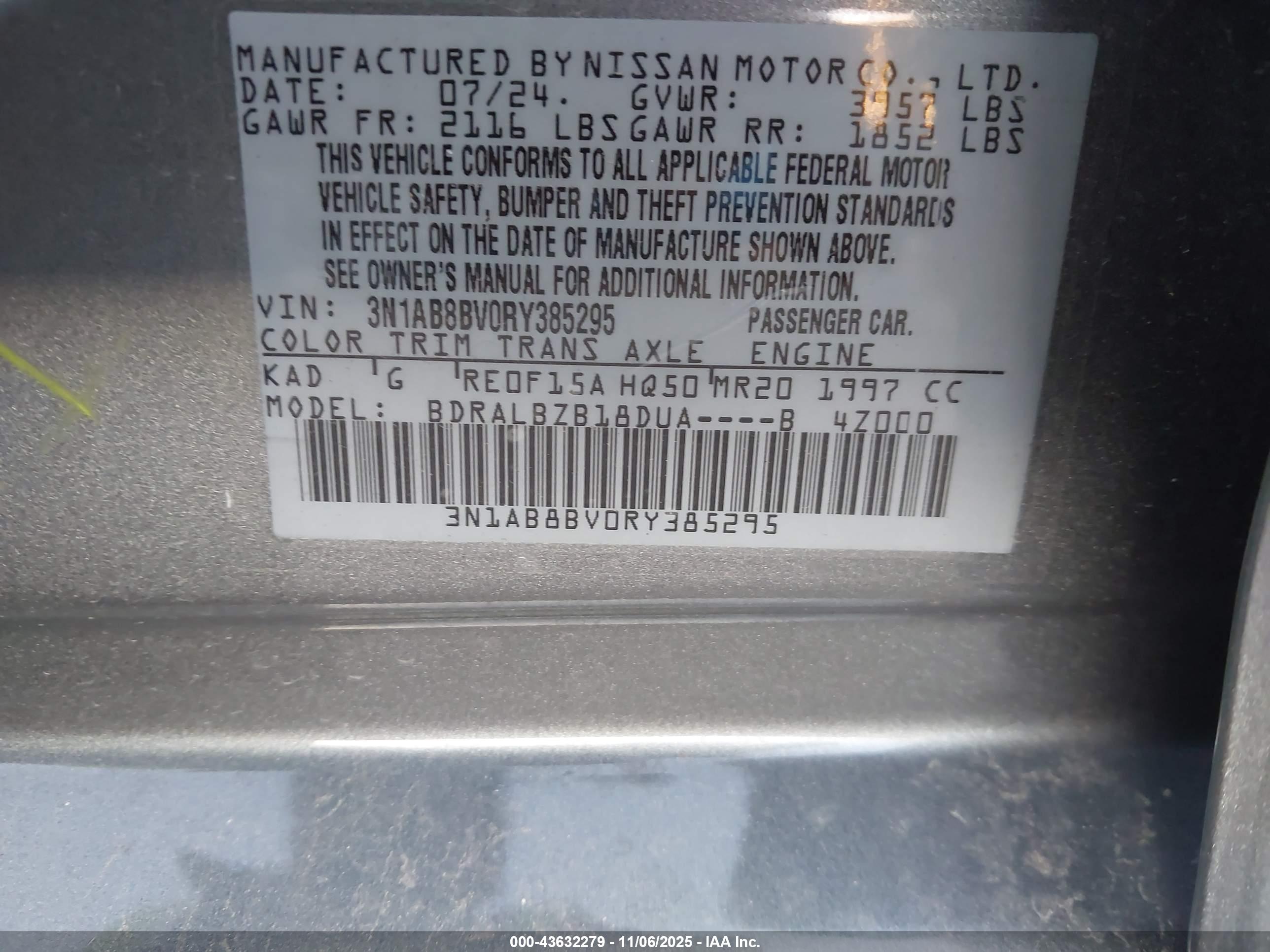 NISSAN SENTRA image 9