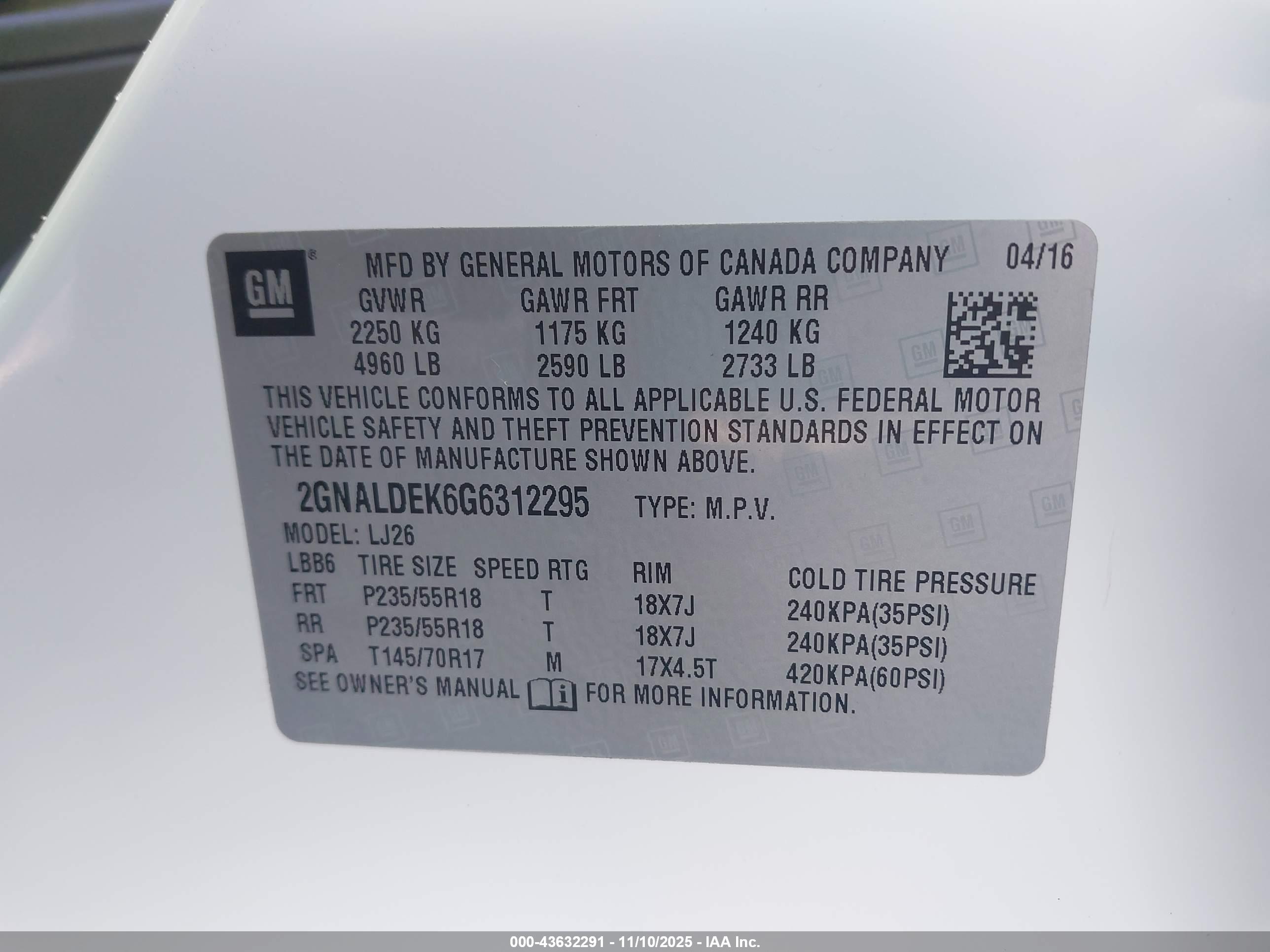 CHEVROLET EQUINOX image 9