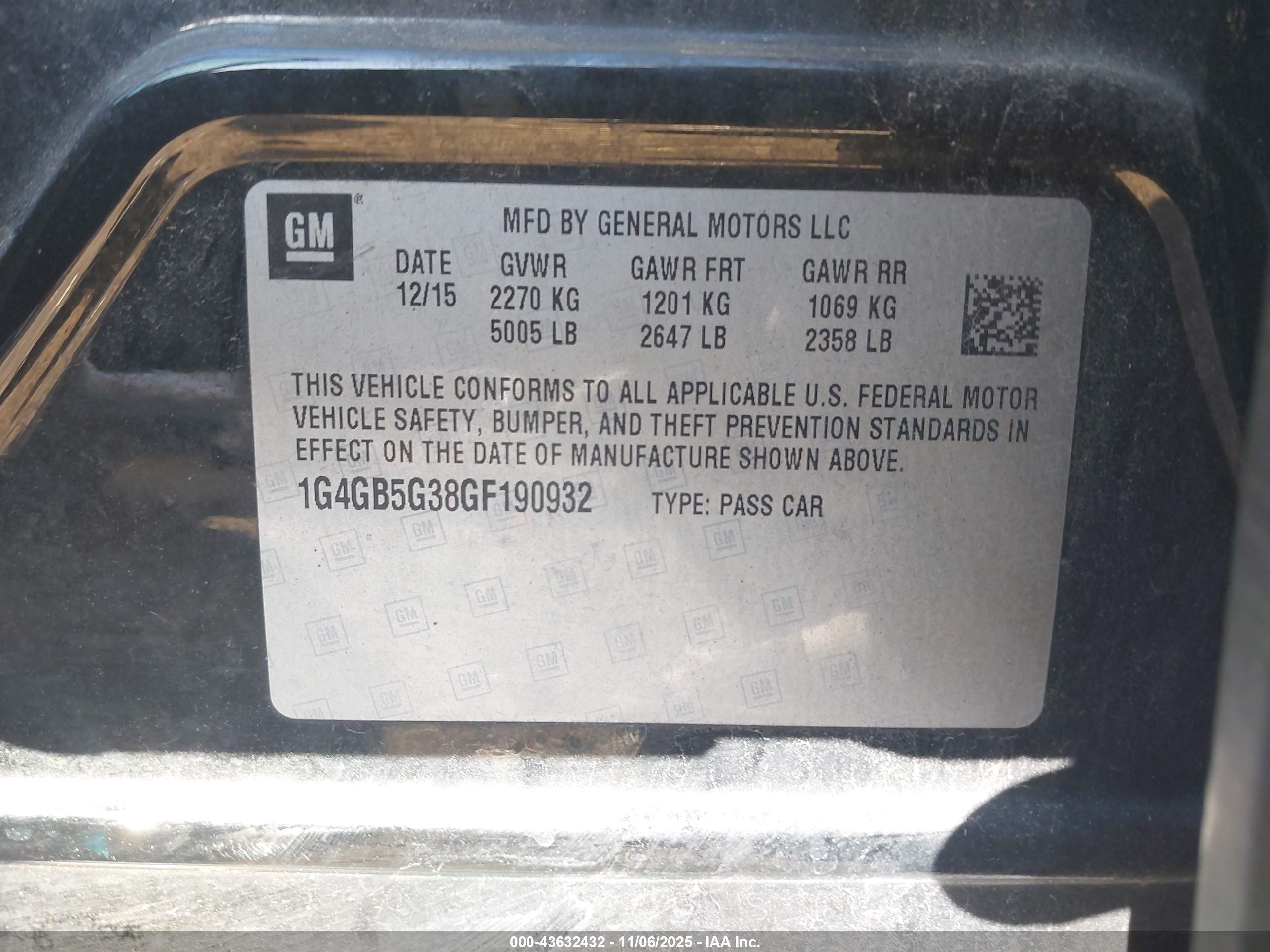 BUICK LACROSSE image 9