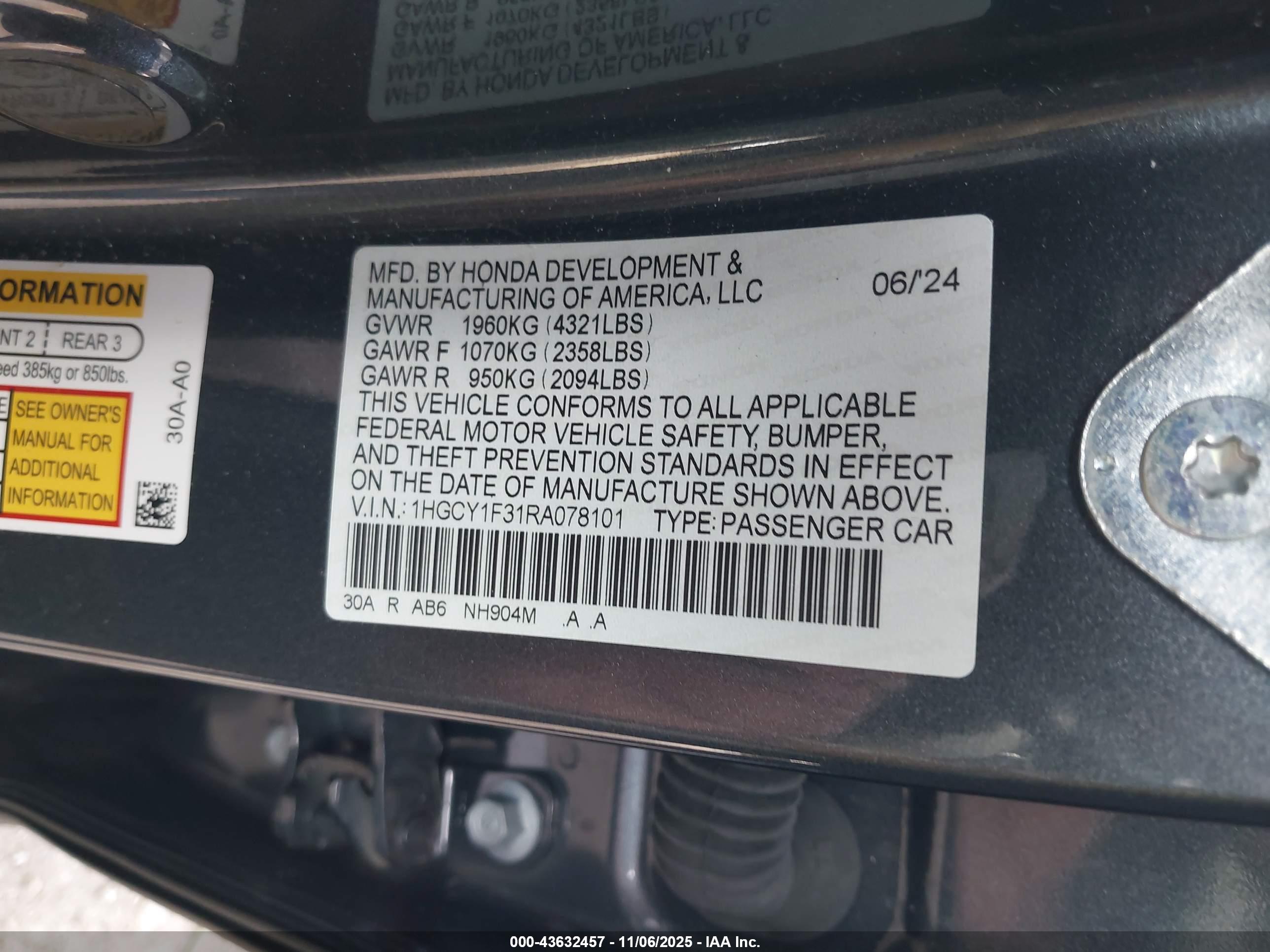 HONDA ACCORD image 9