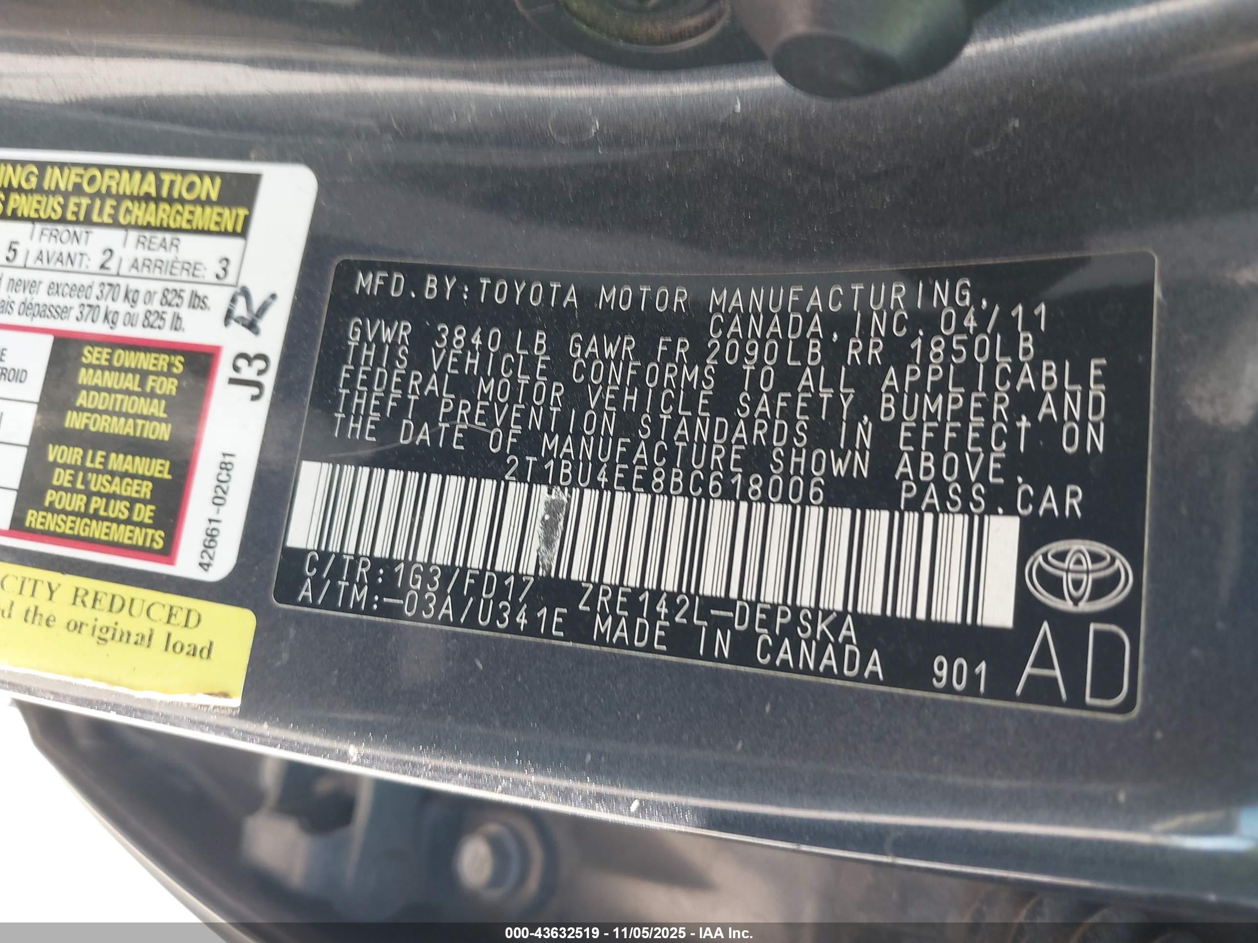 TOYOTA COROLLA image 9