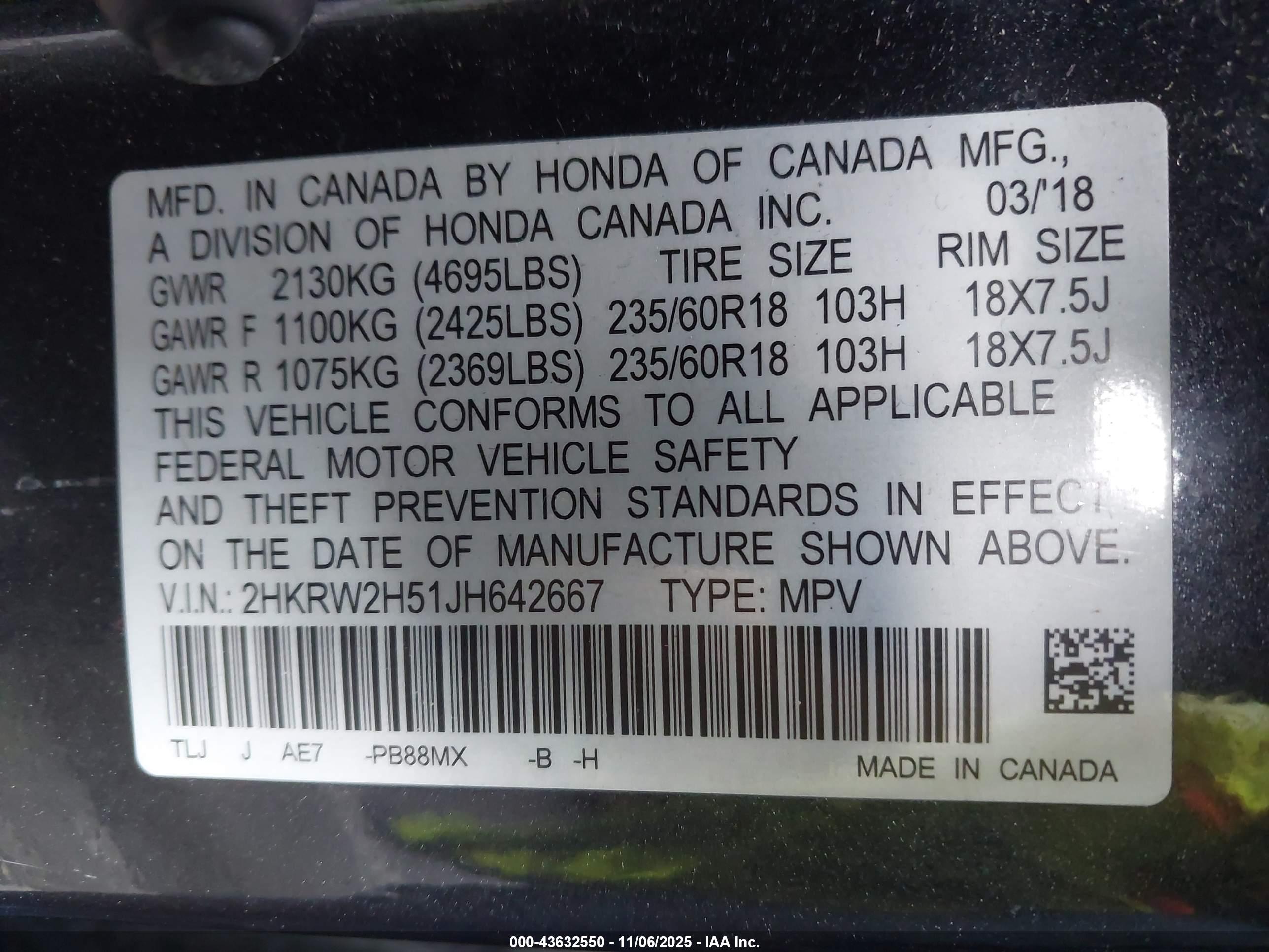 HONDA CR-V image 9