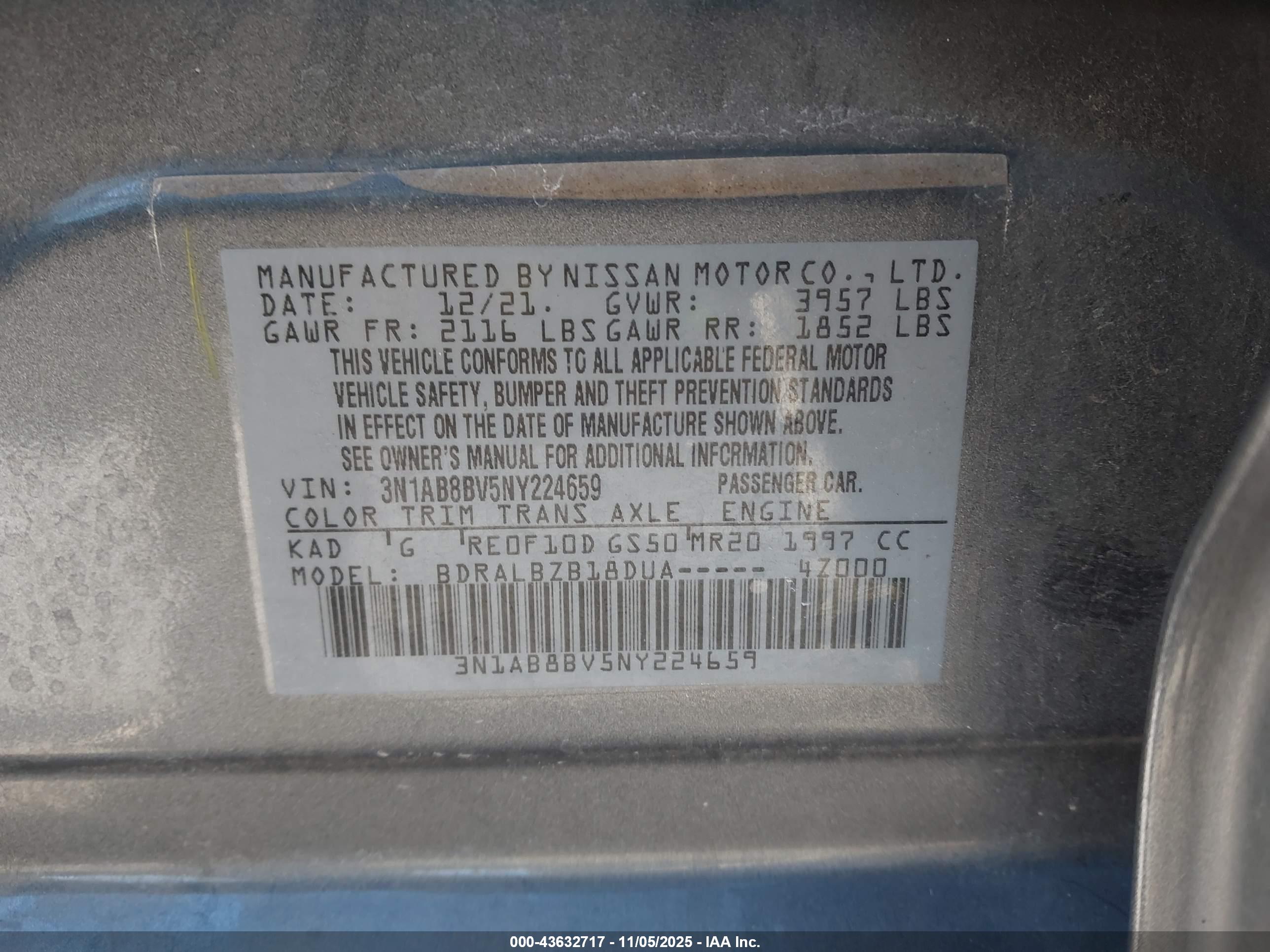 NISSAN SENTRA image 9