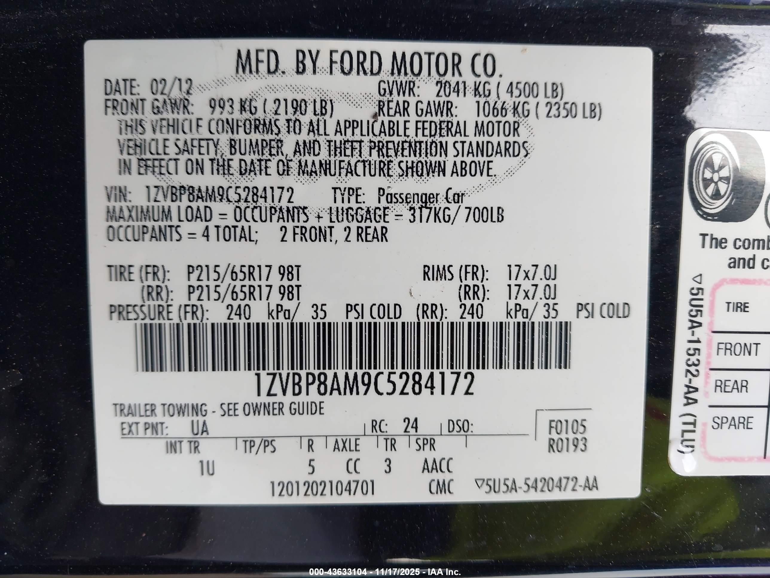 FORD MUSTANG image 9