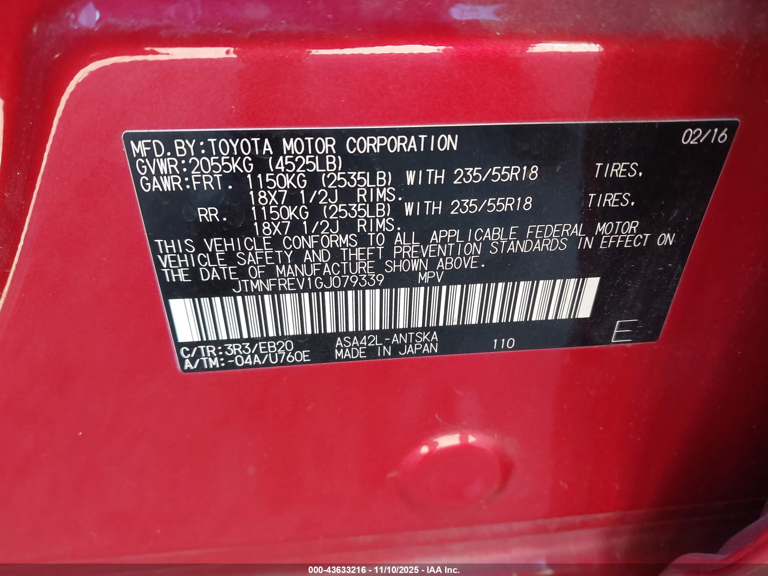 TOYOTA RAV4 image 9