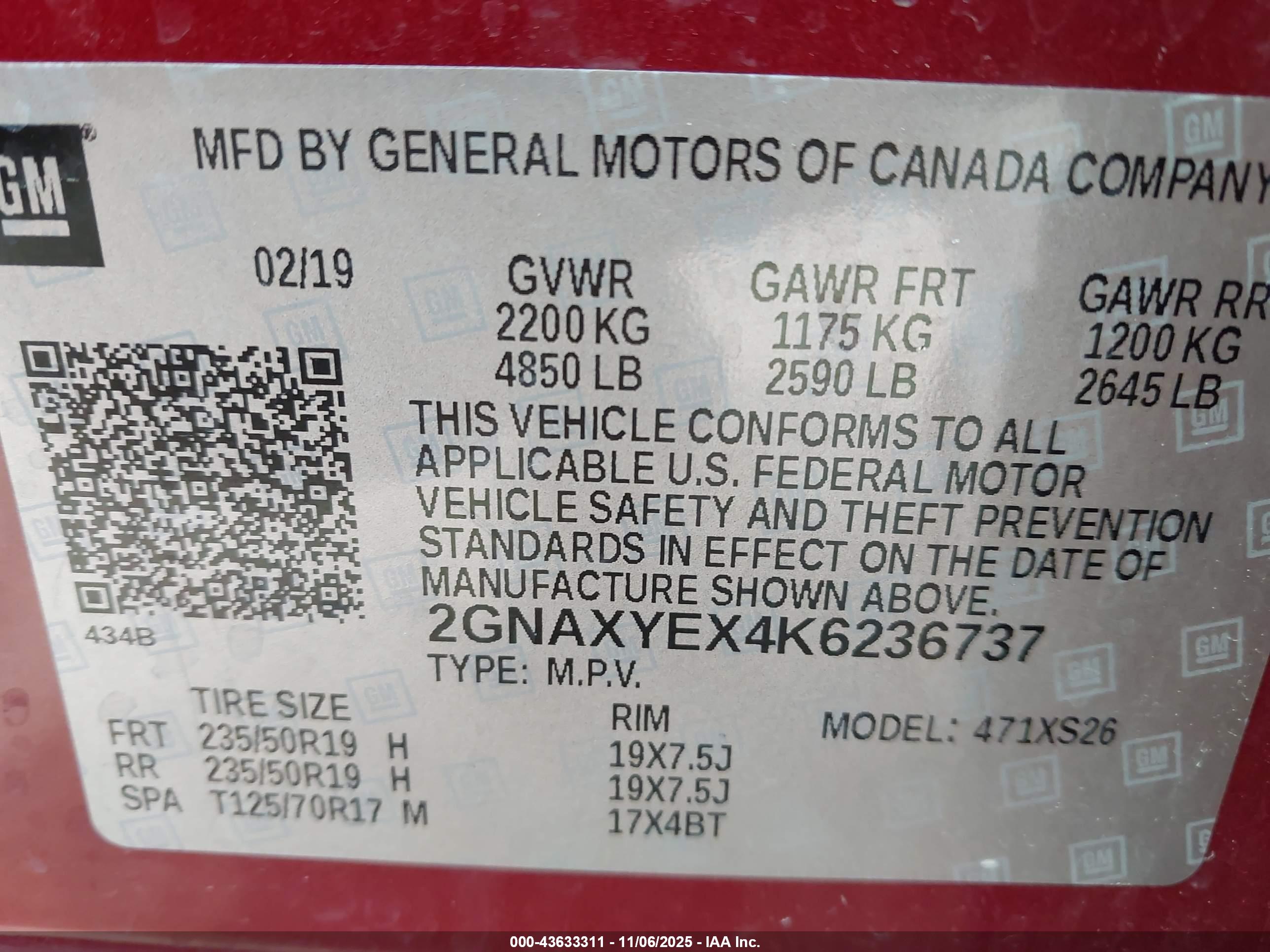 CHEVROLET EQUINOX image 9