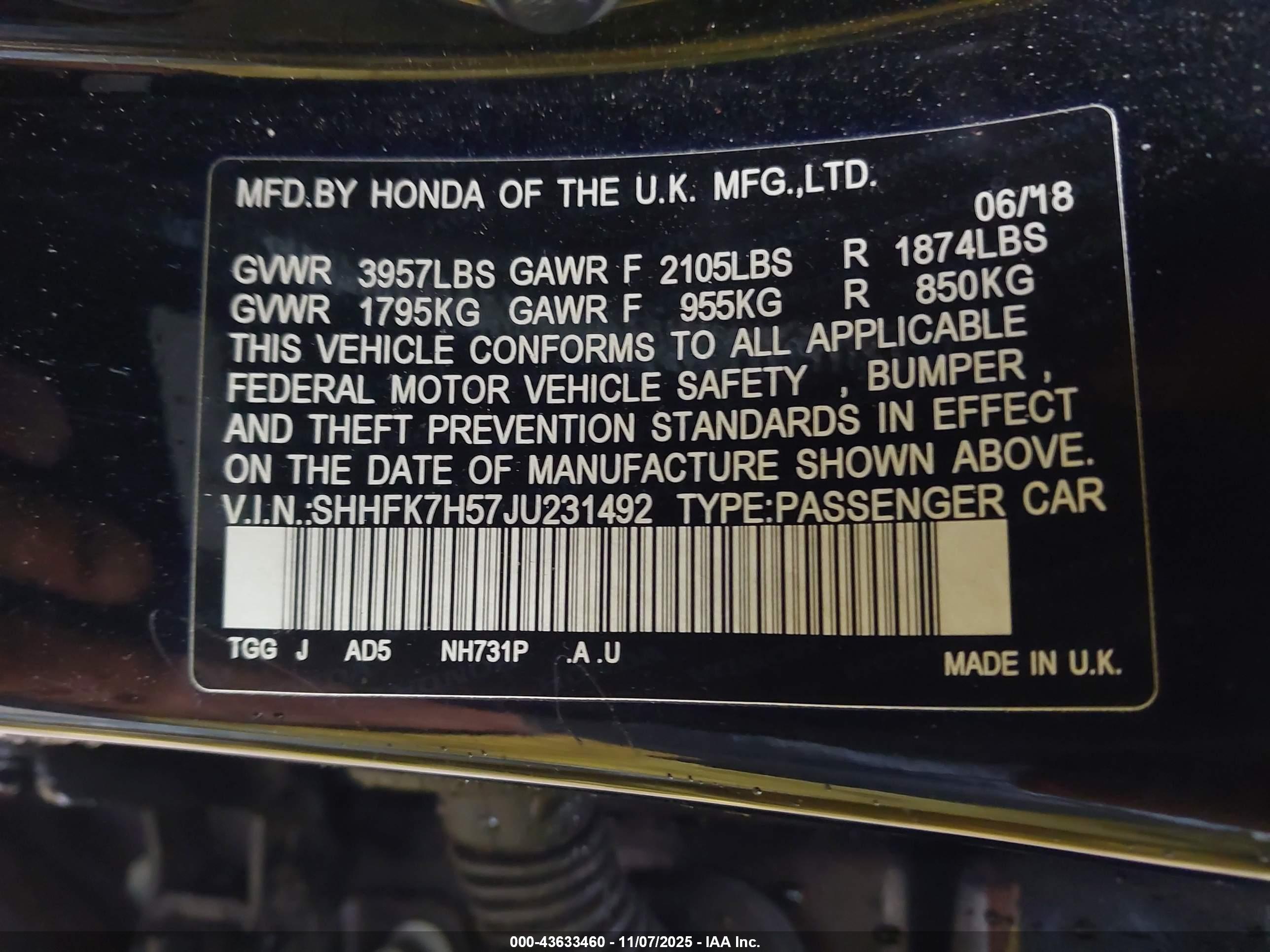HONDA CIVIC image 9