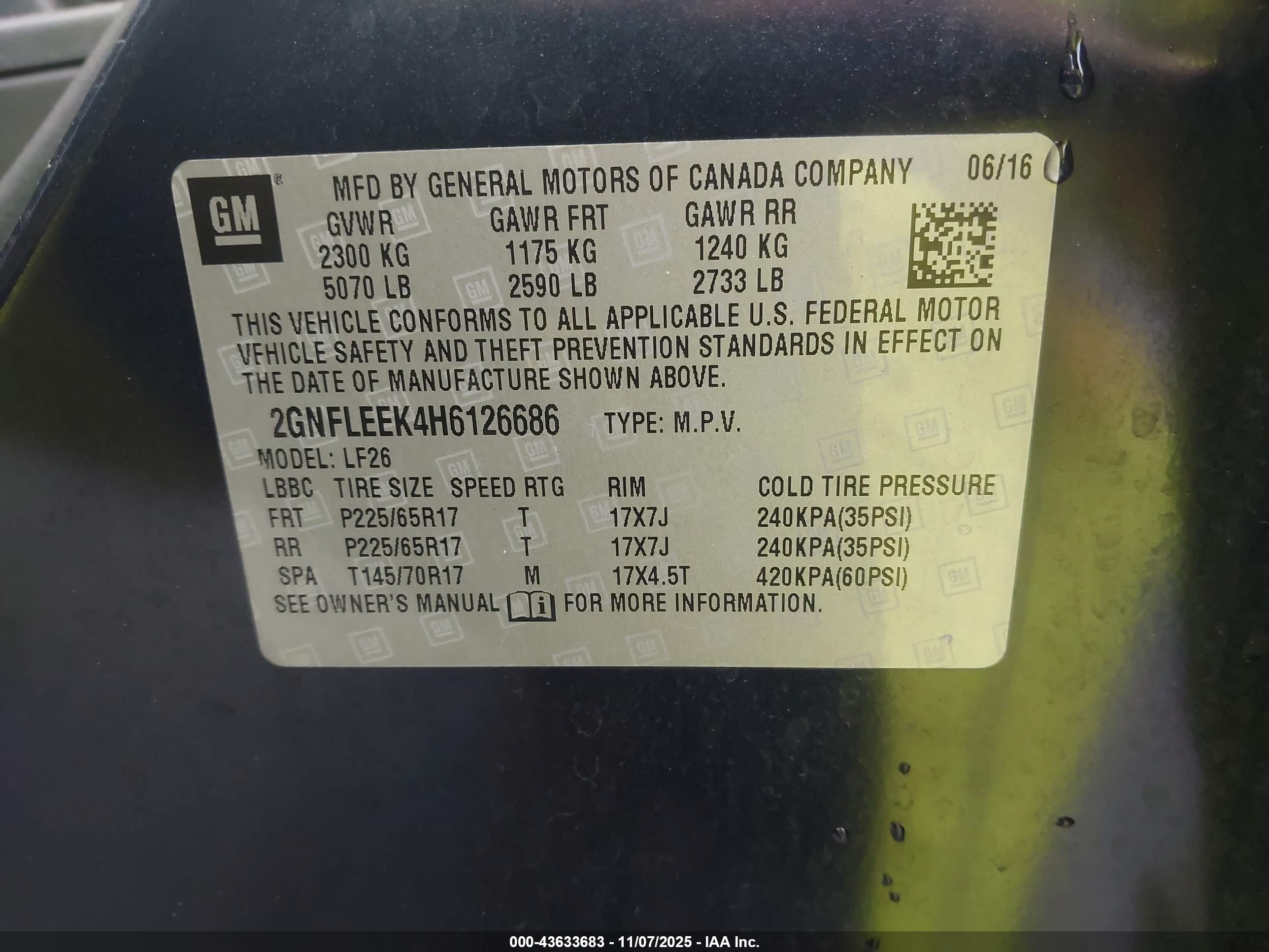 CHEVROLET EQUINOX image 9