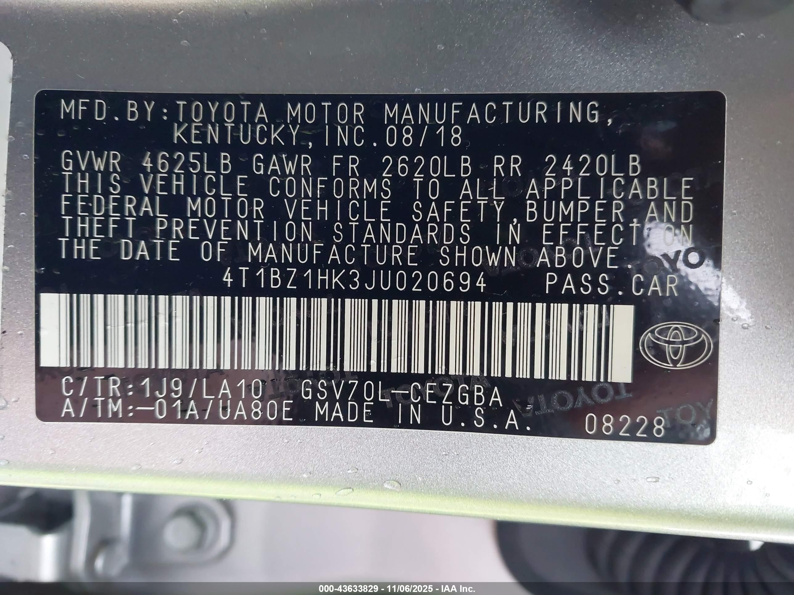 TOYOTA CAMRY image 9