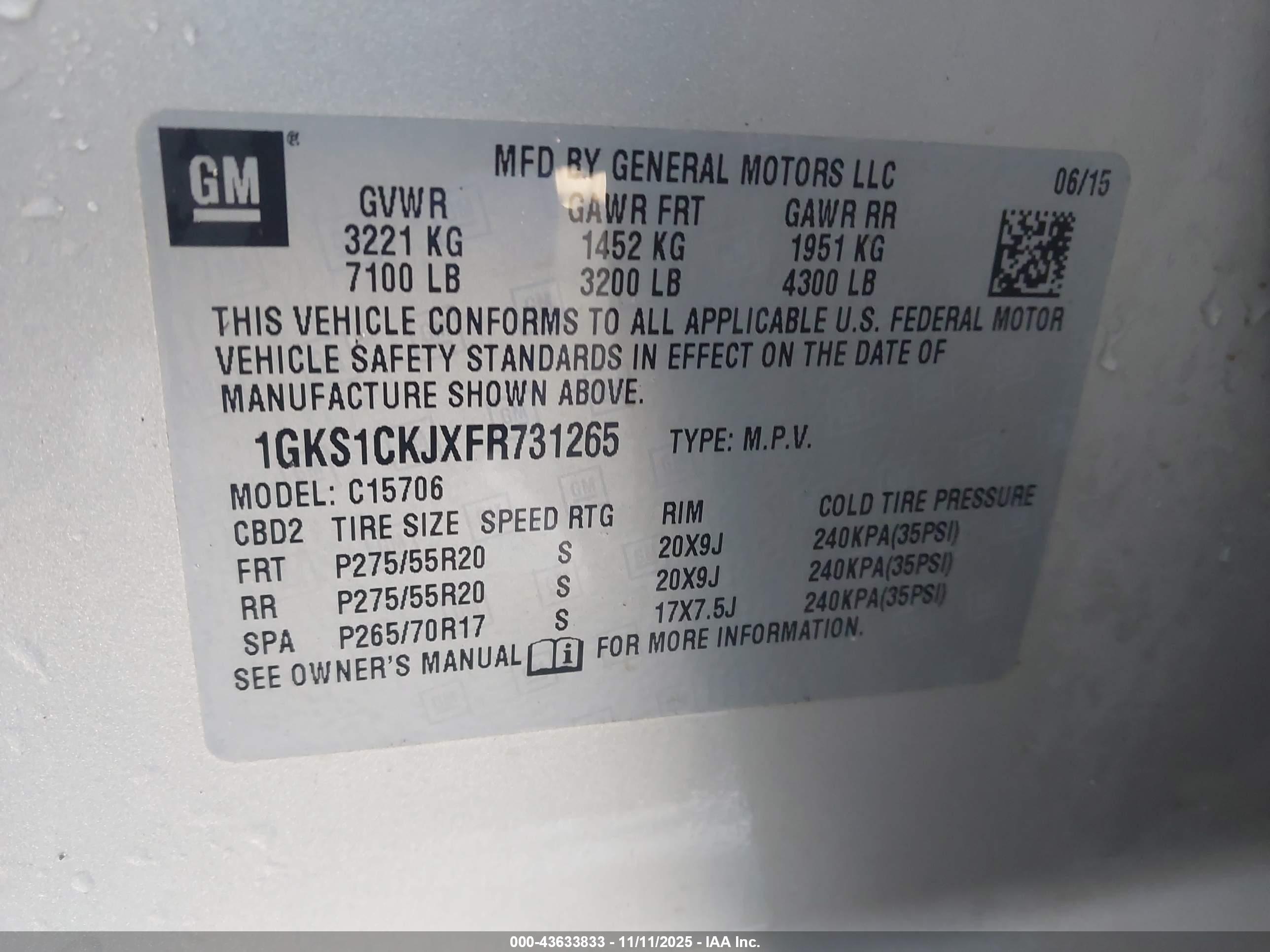 GMC YUKON image 9
